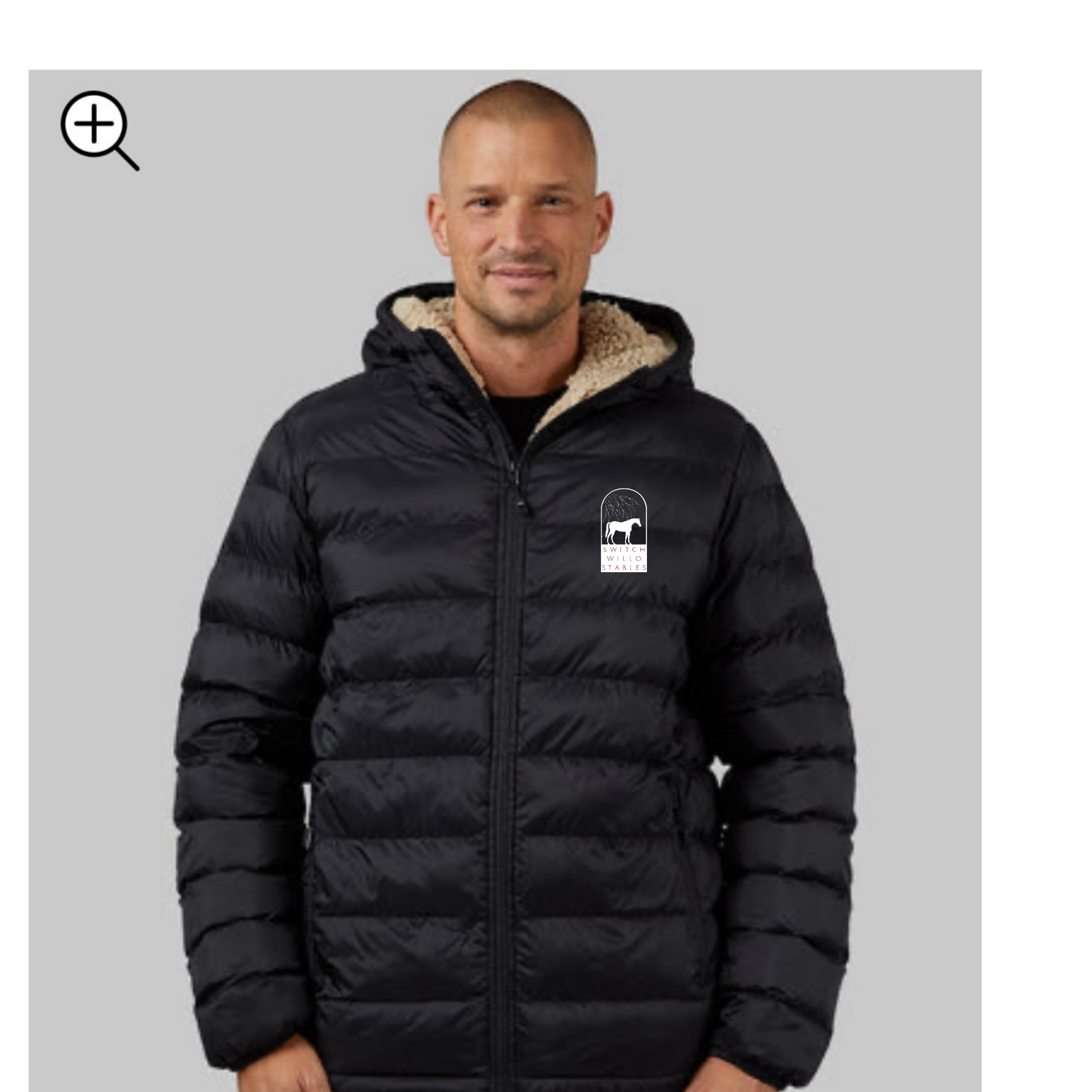 Men's Heavyweight Sherpa-Collared Jacket with front logo (Copy)