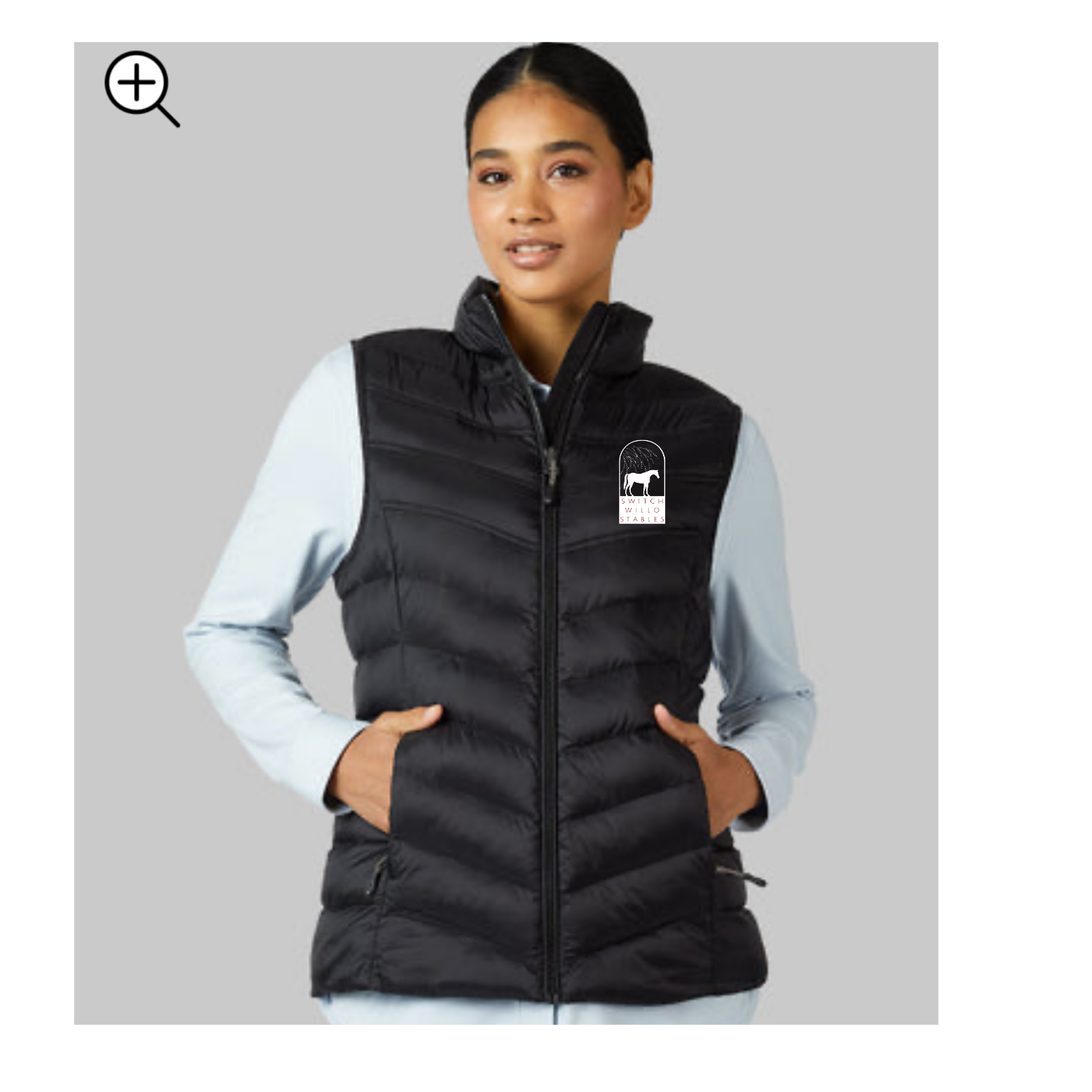 Women's Lightweight Vest with front logo