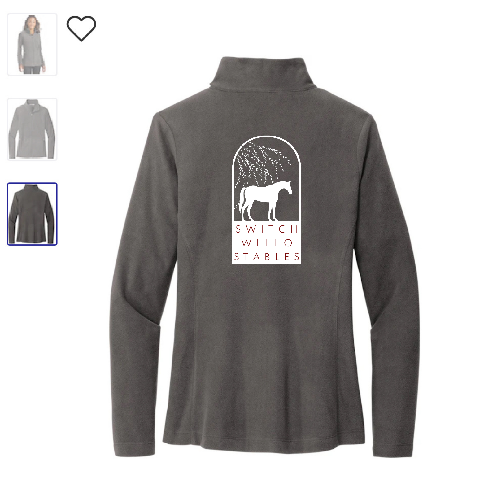 Port Authority Women's Microfleece Jacket with front and back logos