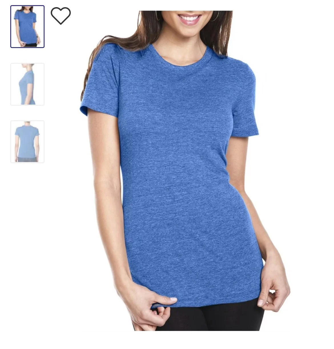 Next Level Women's Triblend Crew T-Shirt (Choose Your Design)