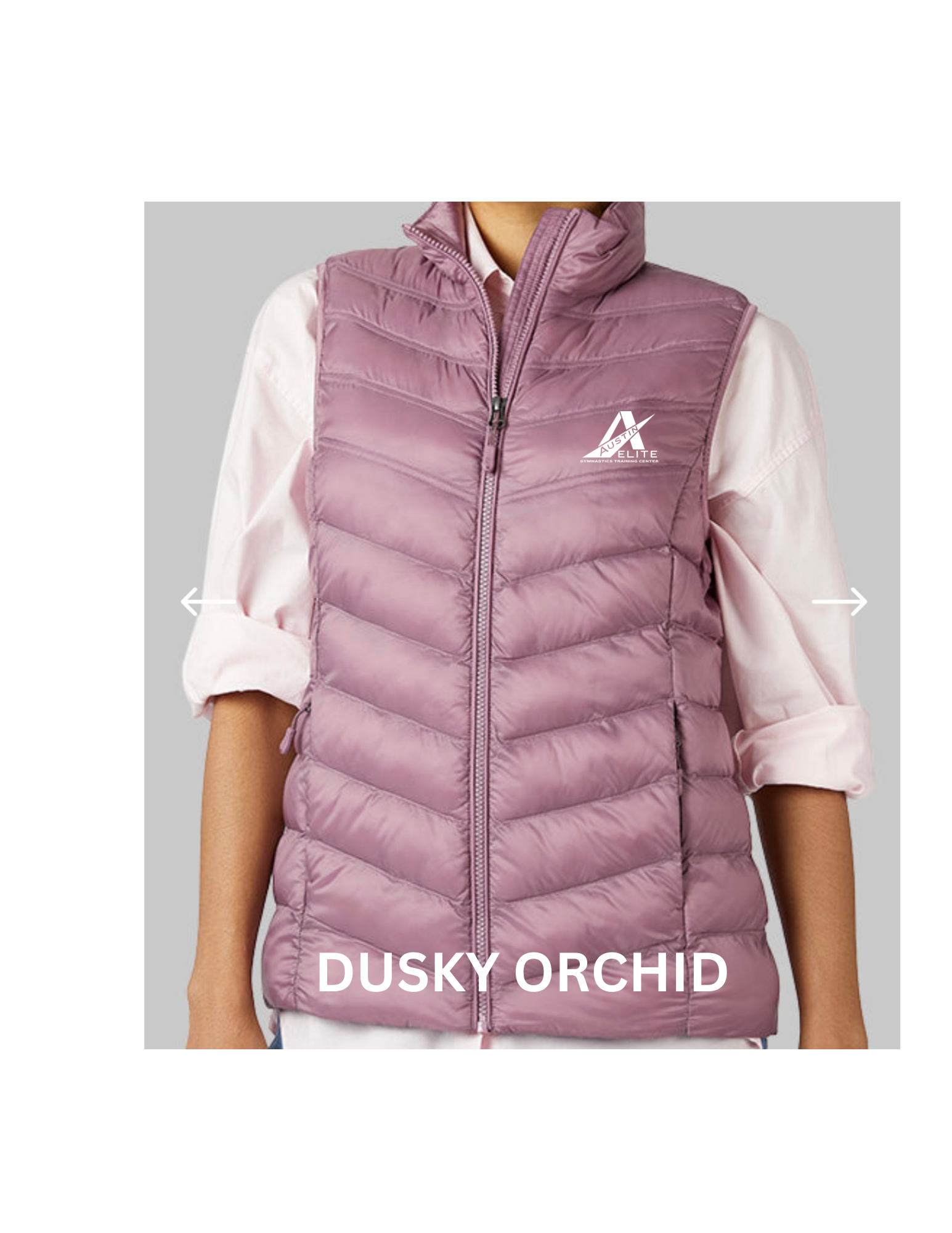 Women's Lightweight Vest with front AEG logo