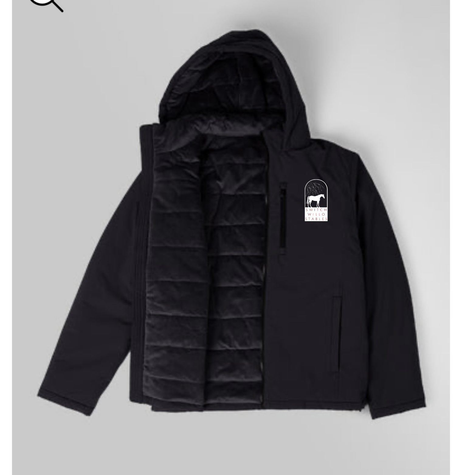 Men's Midweight Puffer Jacket with front logo