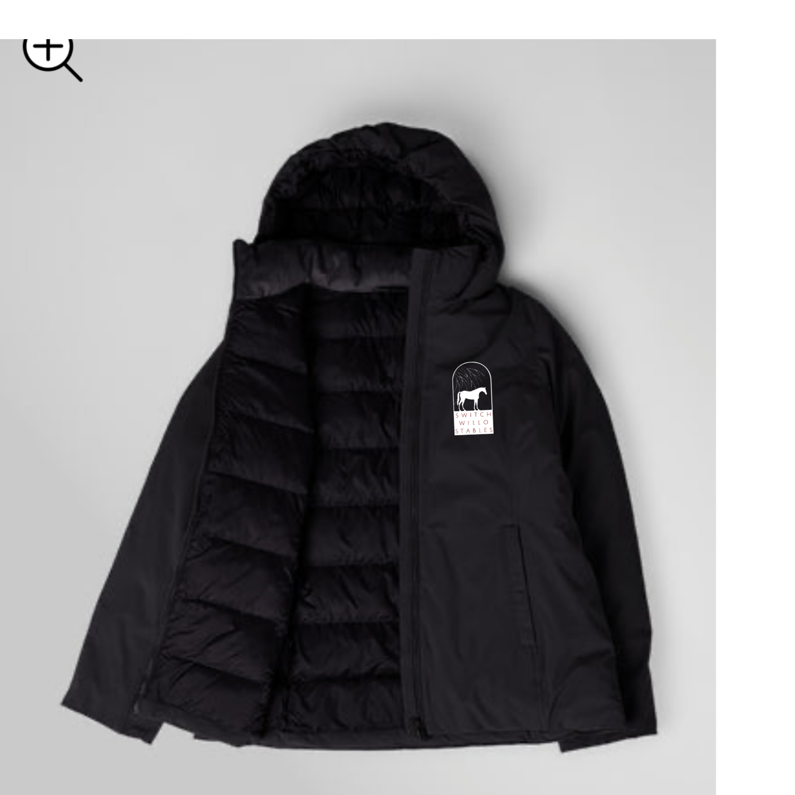 Women's Midweight Puffer Jacket with front logo