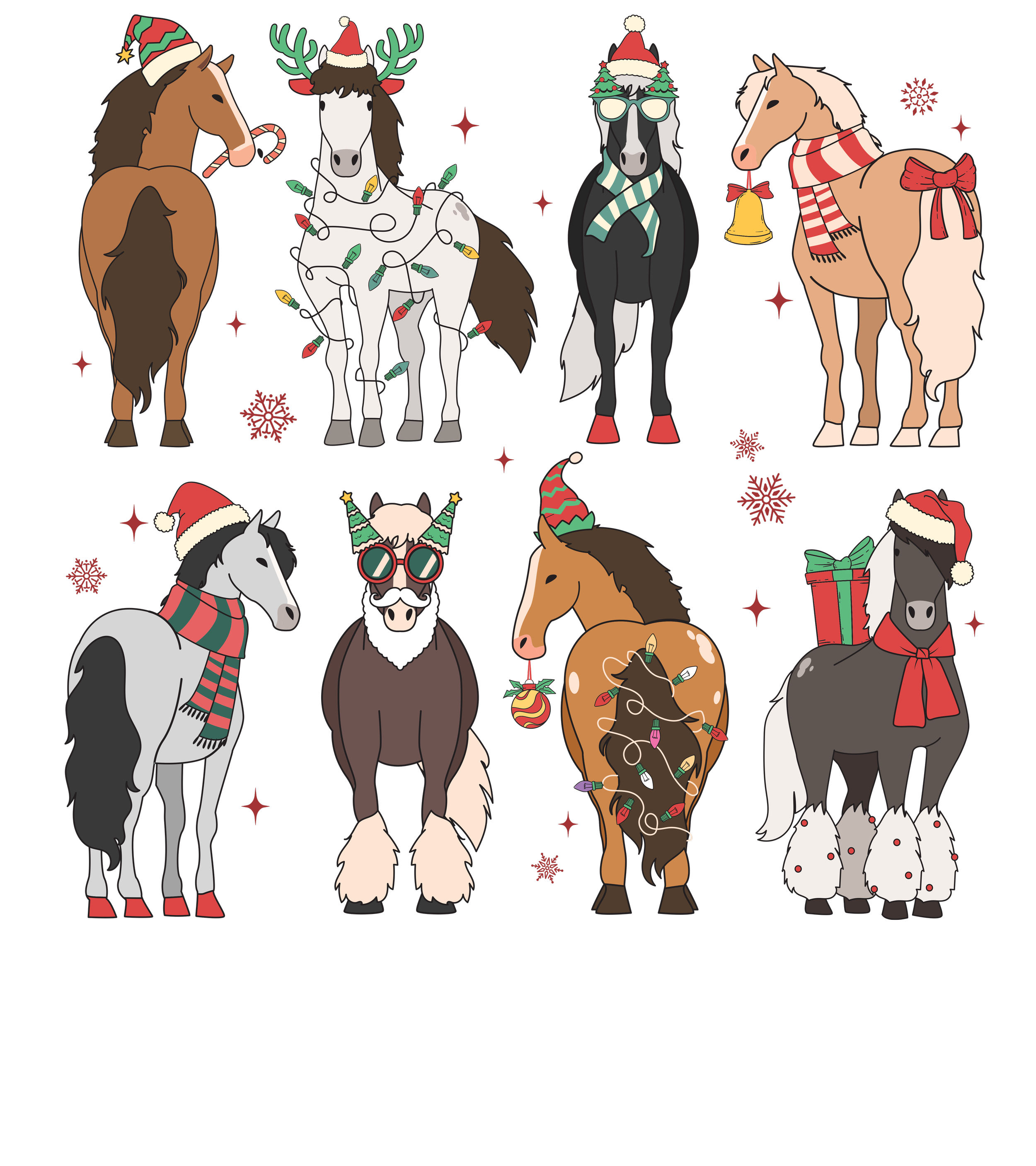 Christmas Horses