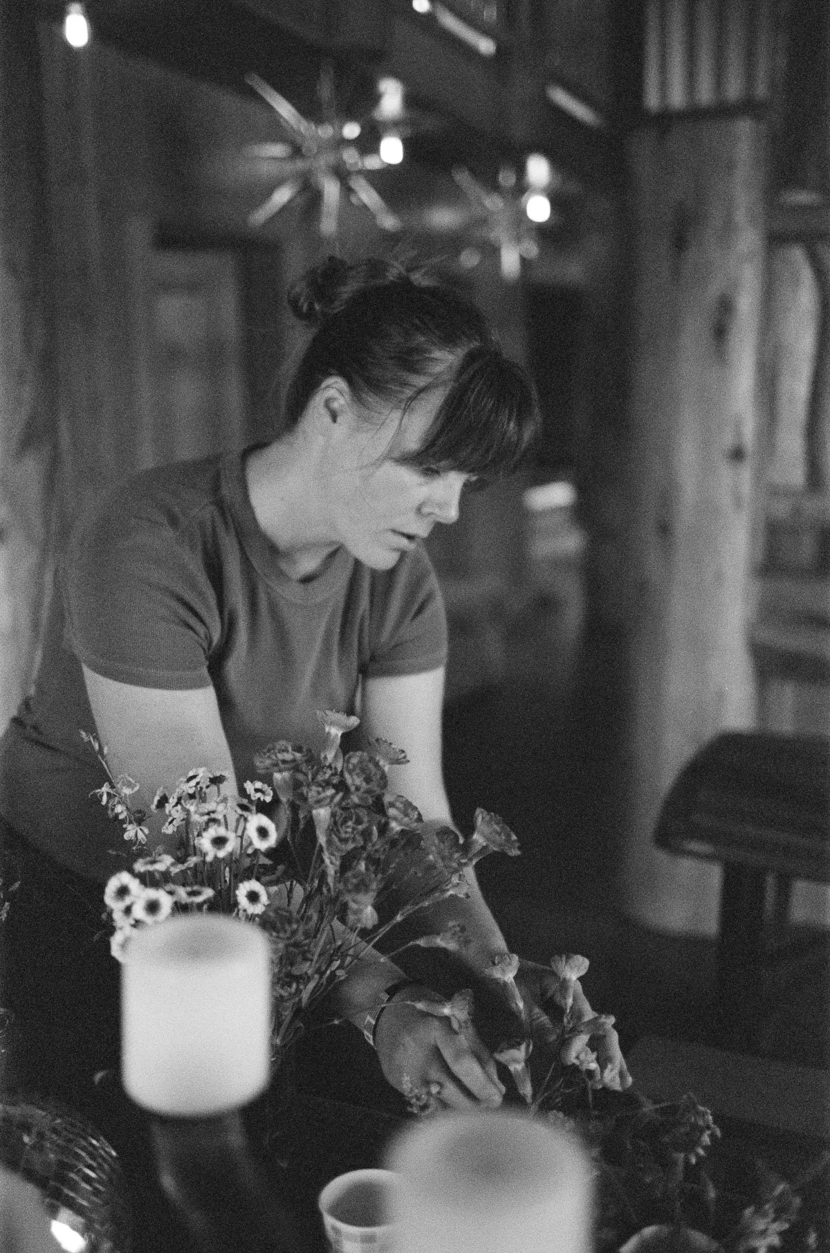 Florist at Stanley Idaho Wedding