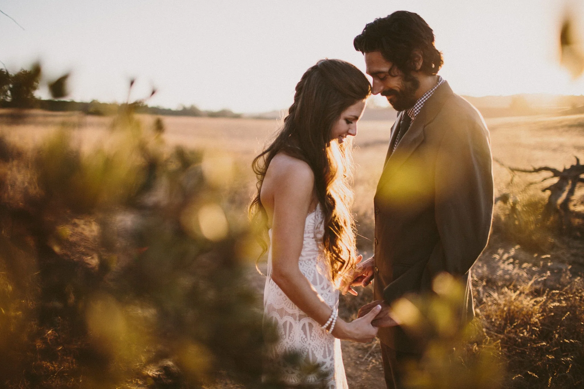Bride and groom Elope in the Boise Foothills- Boise,, Idaho Fine Art Wedding Photographer