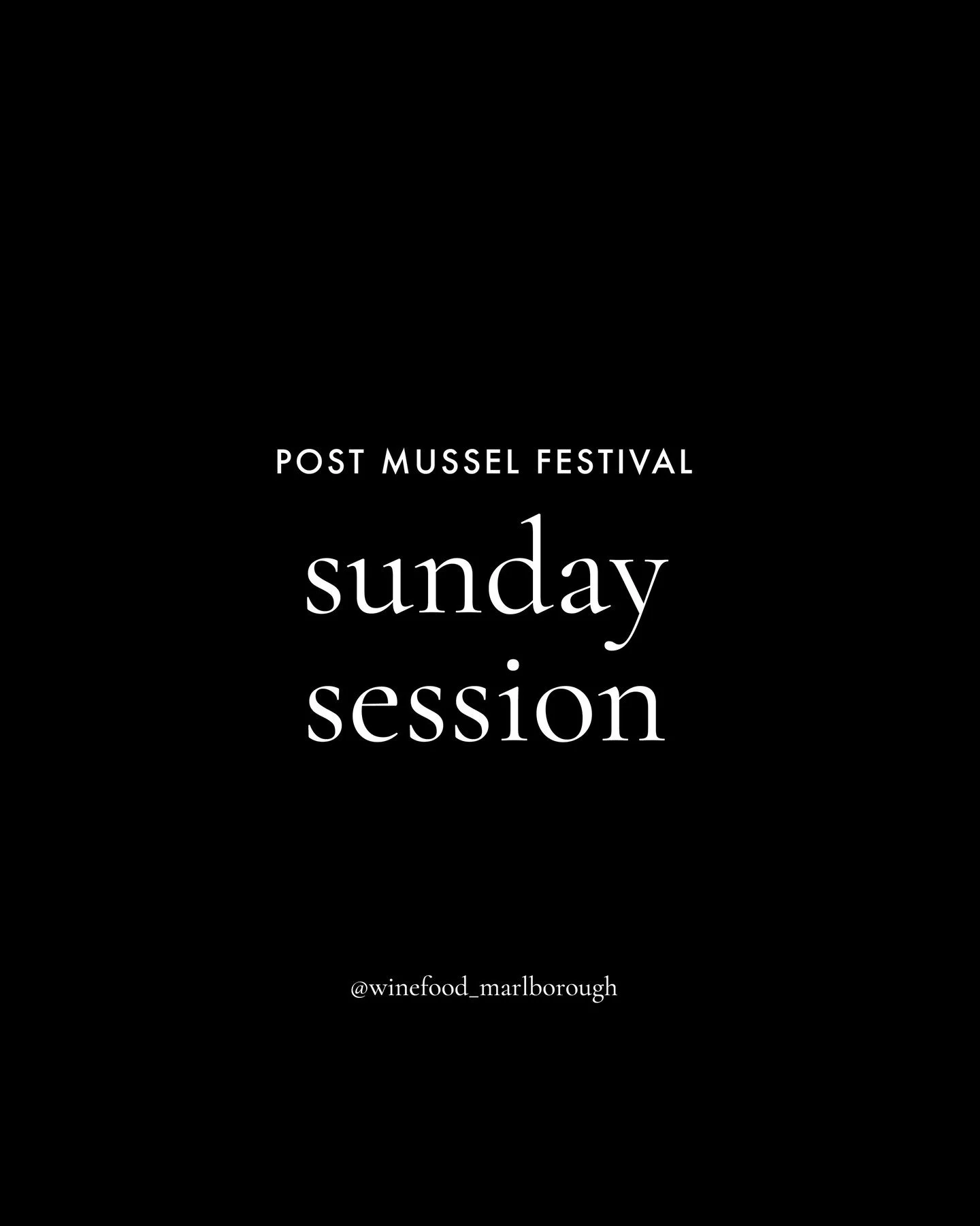 Post @havelockmusselseafoodfest plans? We&rsquo;ve got you!⁠
⁠
Join us this Sunday for a laid-back session on the terrace with @sammerrall from 1 - 4pm bringing the live tunes, plus specials on oysters, wine and beer to help you ease out of the weeke