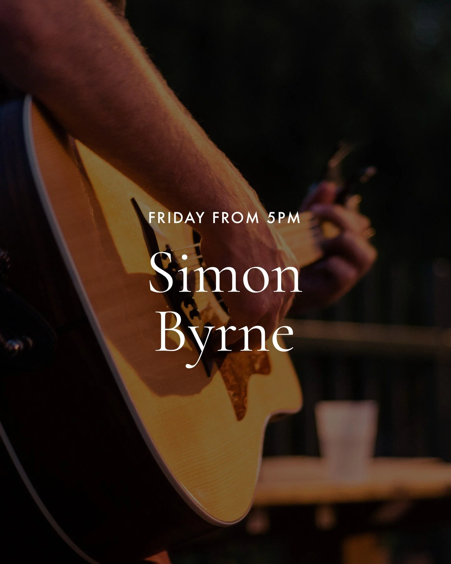 You asked, we listened 👀⁠
⁠
After a fantastic first night with us, @simonbyrnemusic is back this week from 5pm&ndash;8pm.⁠
⁠
Come on up, grab your favourite drop, and settle in for another great evening of live music, good company, and easy Friday n