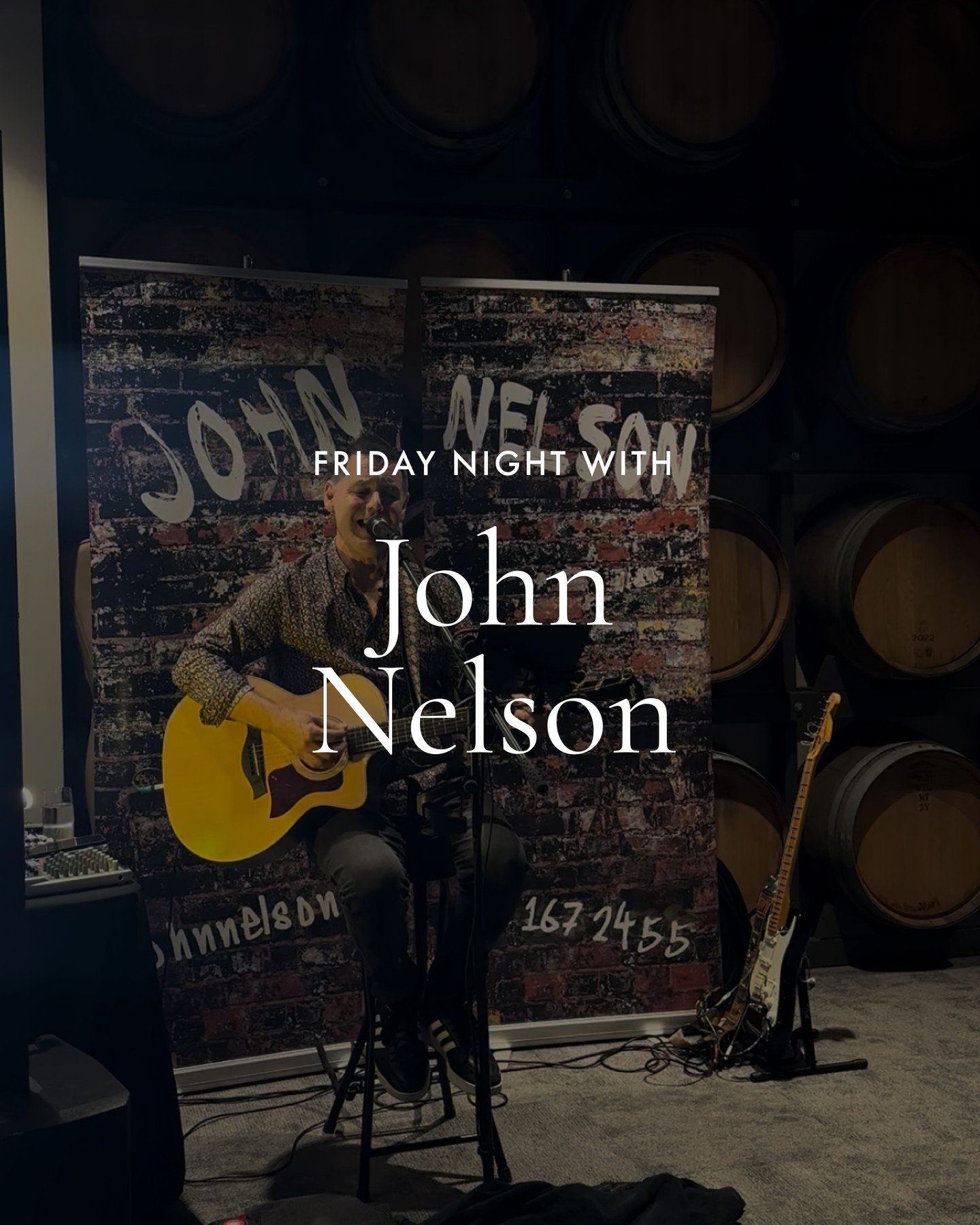 Look who&rsquo;s back 👏🏼⁠
⁠
After a gig trip to the UK @johnnelson_music is back with us this Friday, bringing the live music back from 5pm.⁠
⁠
Grab a wine, order a few plates and settle in, your Friday evening plans are now completely sorted.⁠
⁠
S