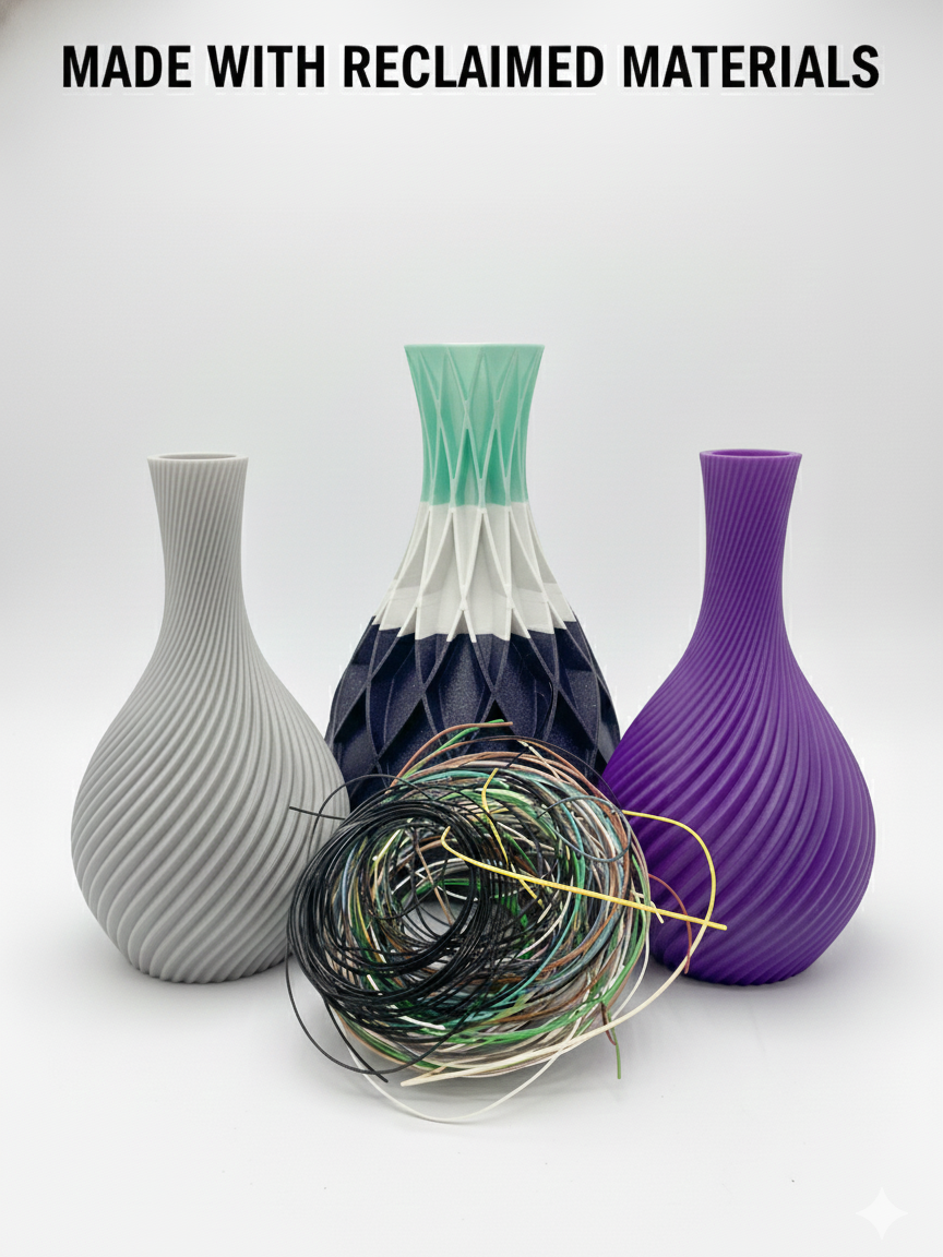 Recovery Series: The Artisan Choice – Geometric Fusion Vase