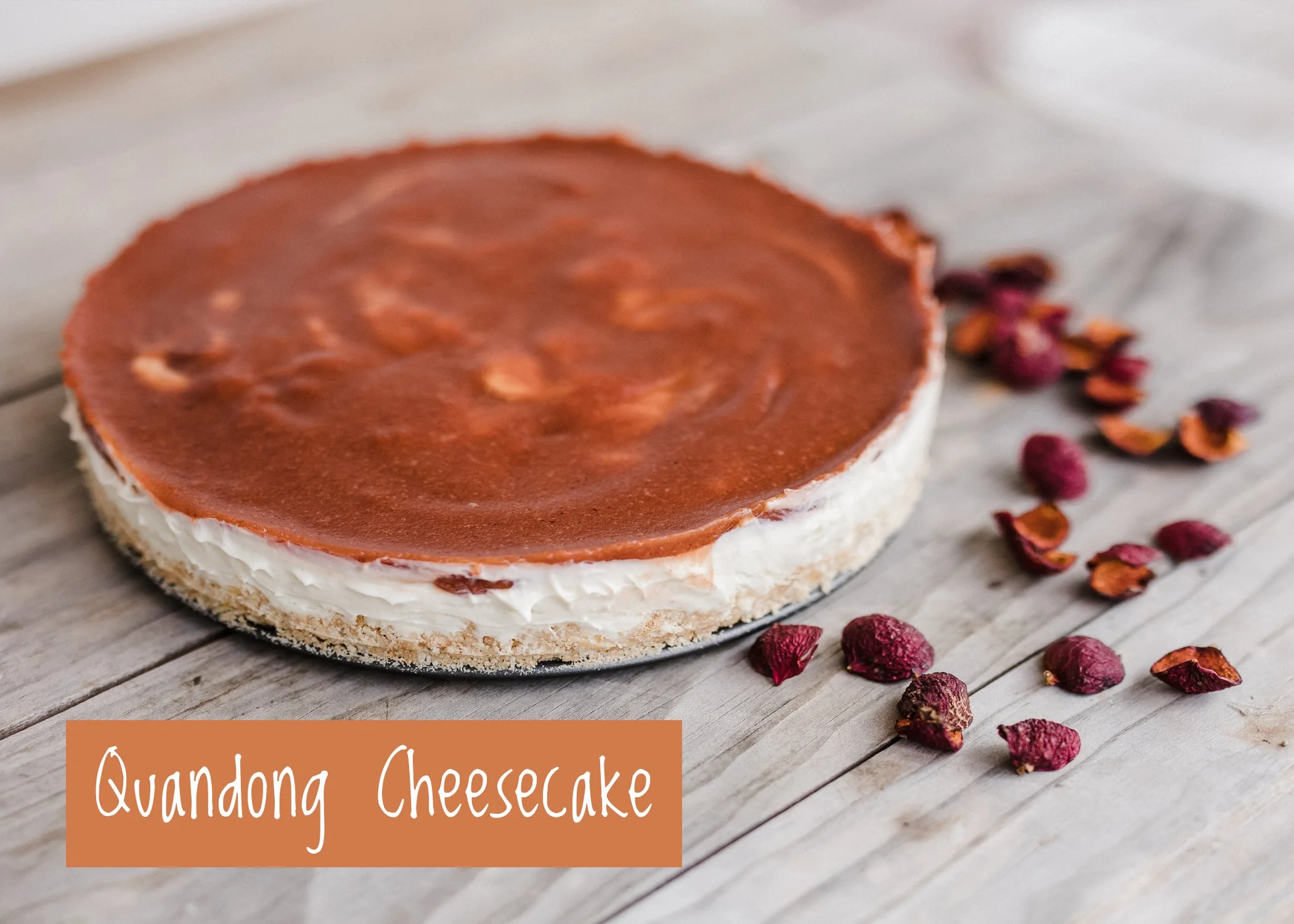 Quandong Cheesecake Recipe (no-bake)