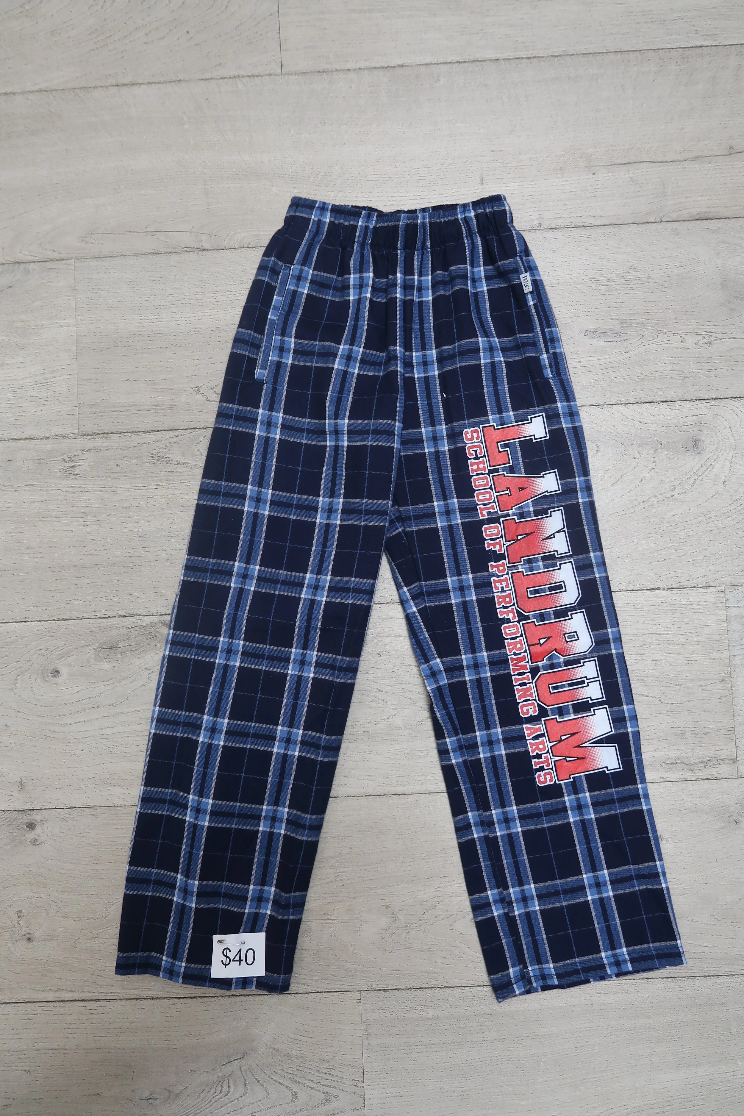 Landrum Blue Plaid PJ Pants