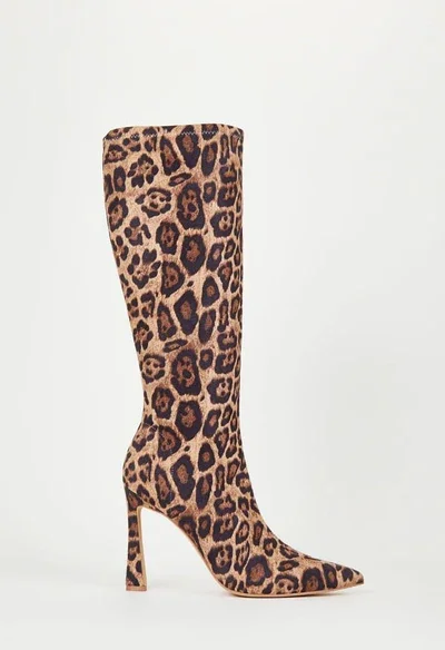 Leopard Print Heeled Boot