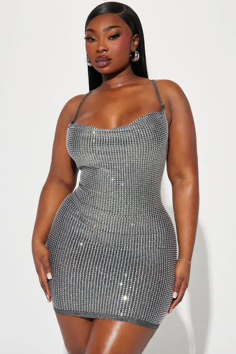 Sparkly Embellished Mini Dress