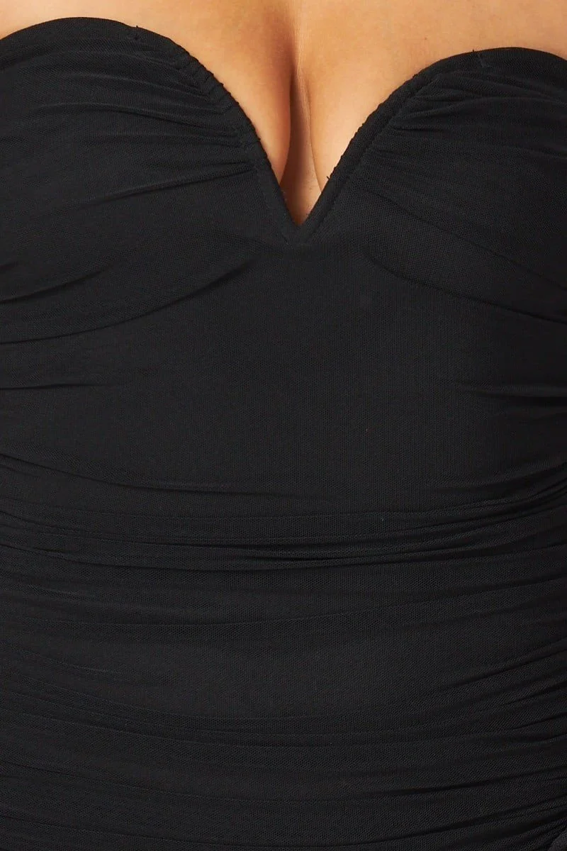 Strapless Ruched Mini Dress With Side Drape Detail 15.jpg