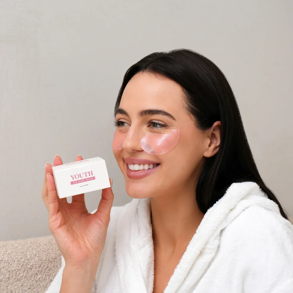 YOUTH® PINK HYDROGEL ANTI-EYE BAGS PATCHES (60 PIECES)