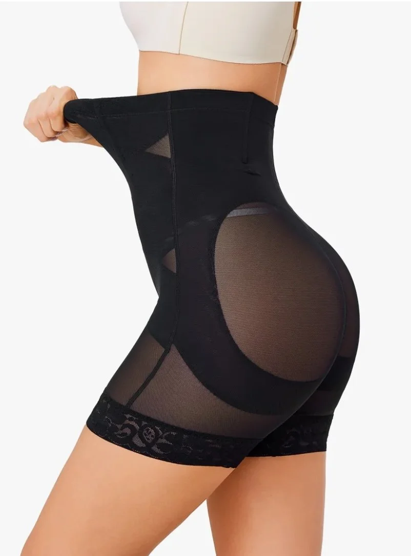 Mesh Breathable Double-Layer Tummy Control High-Waist Butt Lifter Shapewear