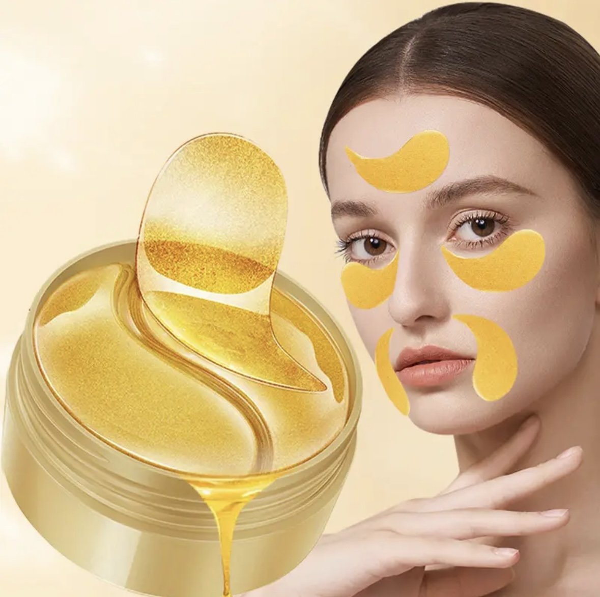 Golden Moisturizing Firming Eye Mask (60 pcs)