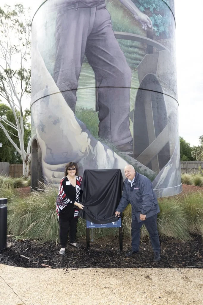 Werribee Water Tower mural officially launched