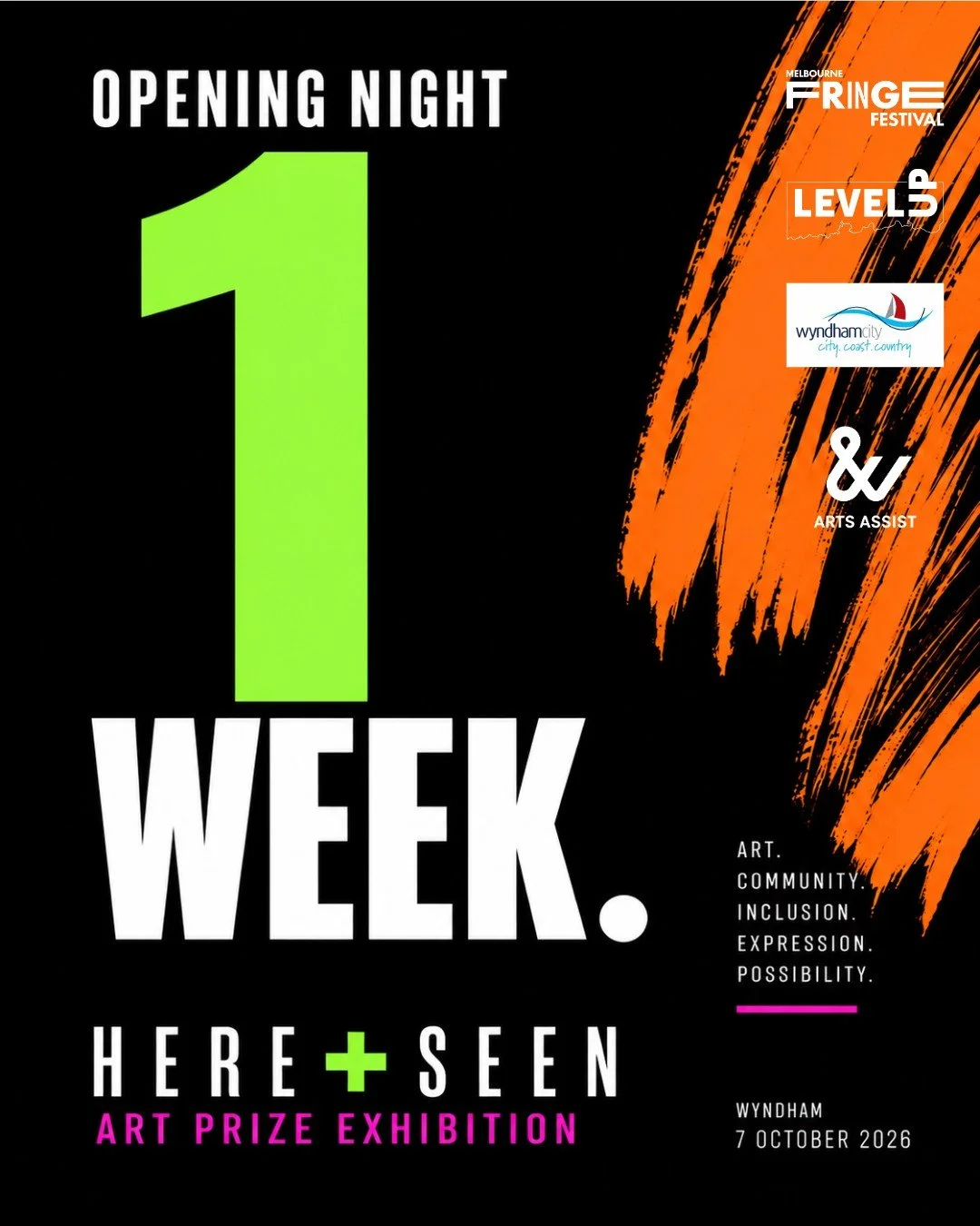 Opening Night:  Wednesday 7 October 2026 6:30 &ndash; 8:30pm 

Saltwater Community Centre, 
153 Saltwater Promenade. Point Cook

Presentations &amp; Prize Awards at 7:30pm

**Exhibition can be viewed from
 1 October 2026 - 1 December 2026**

#melbour