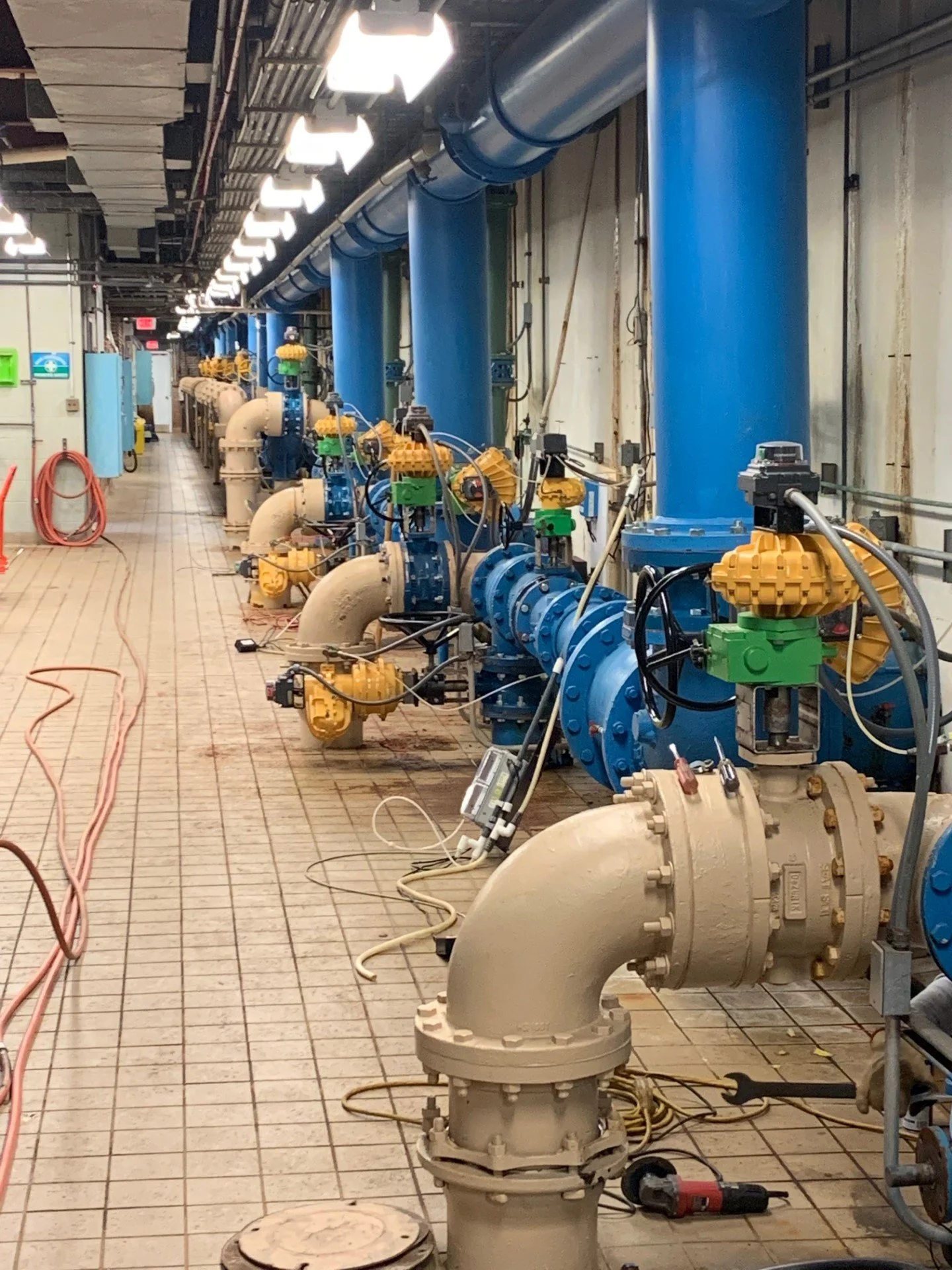 Install of multiple Valve and Actuators