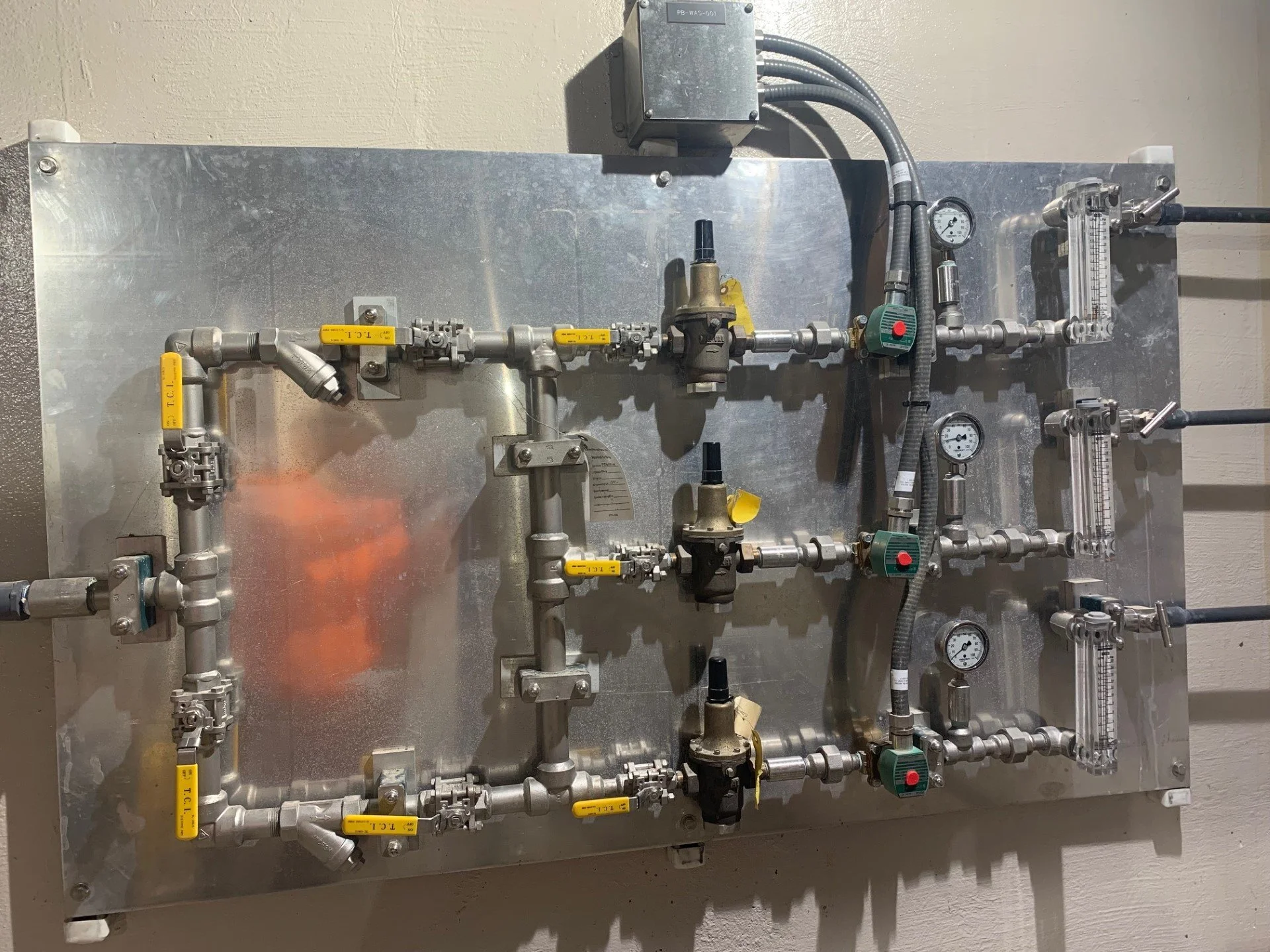 Seal Water Control Panel Installation