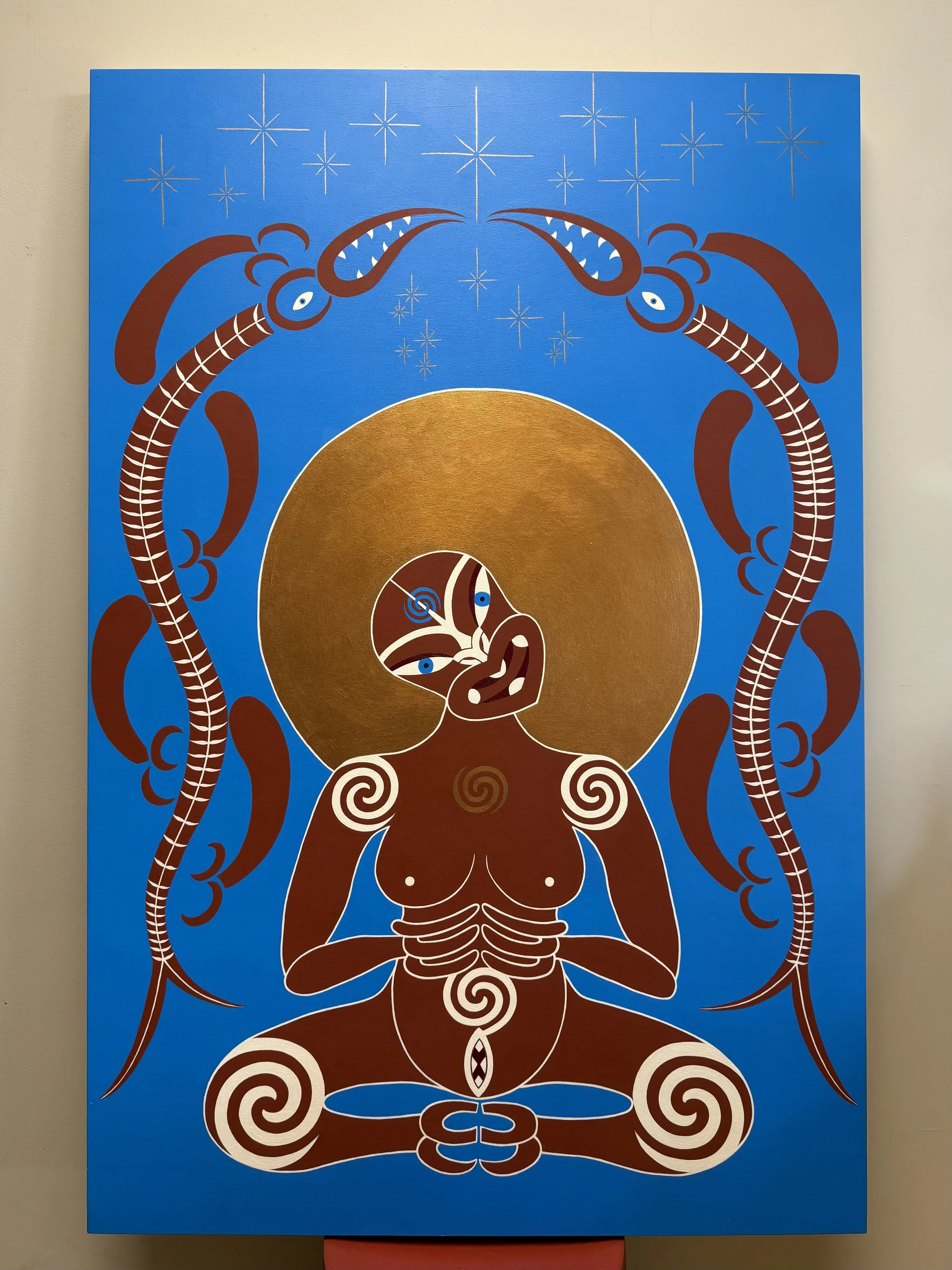 ‘Hineahuone’ acrylic on board 1500 mm x 1000 mm