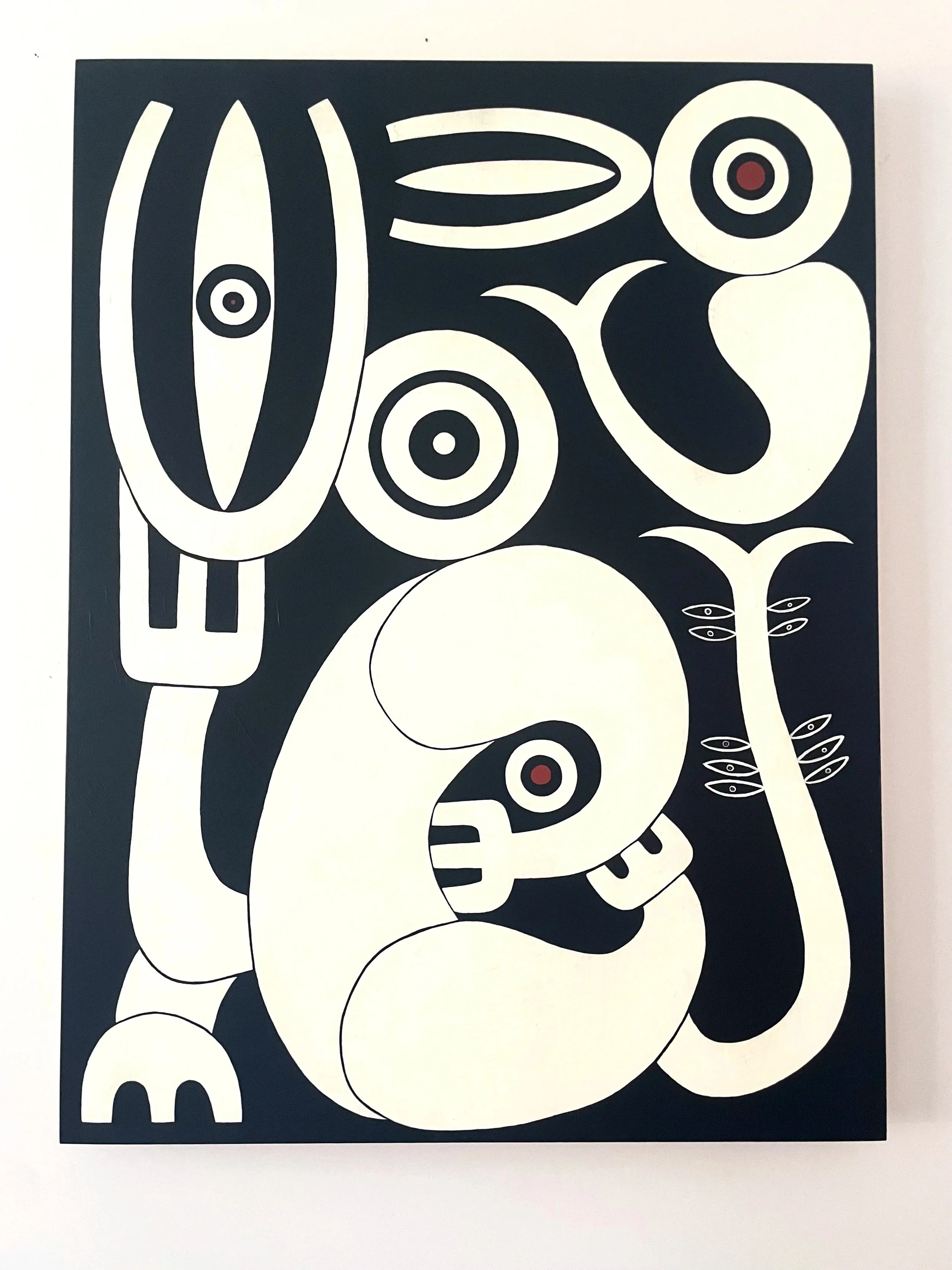 ‘Te Kaitiaki’ acrylic on A1 board
