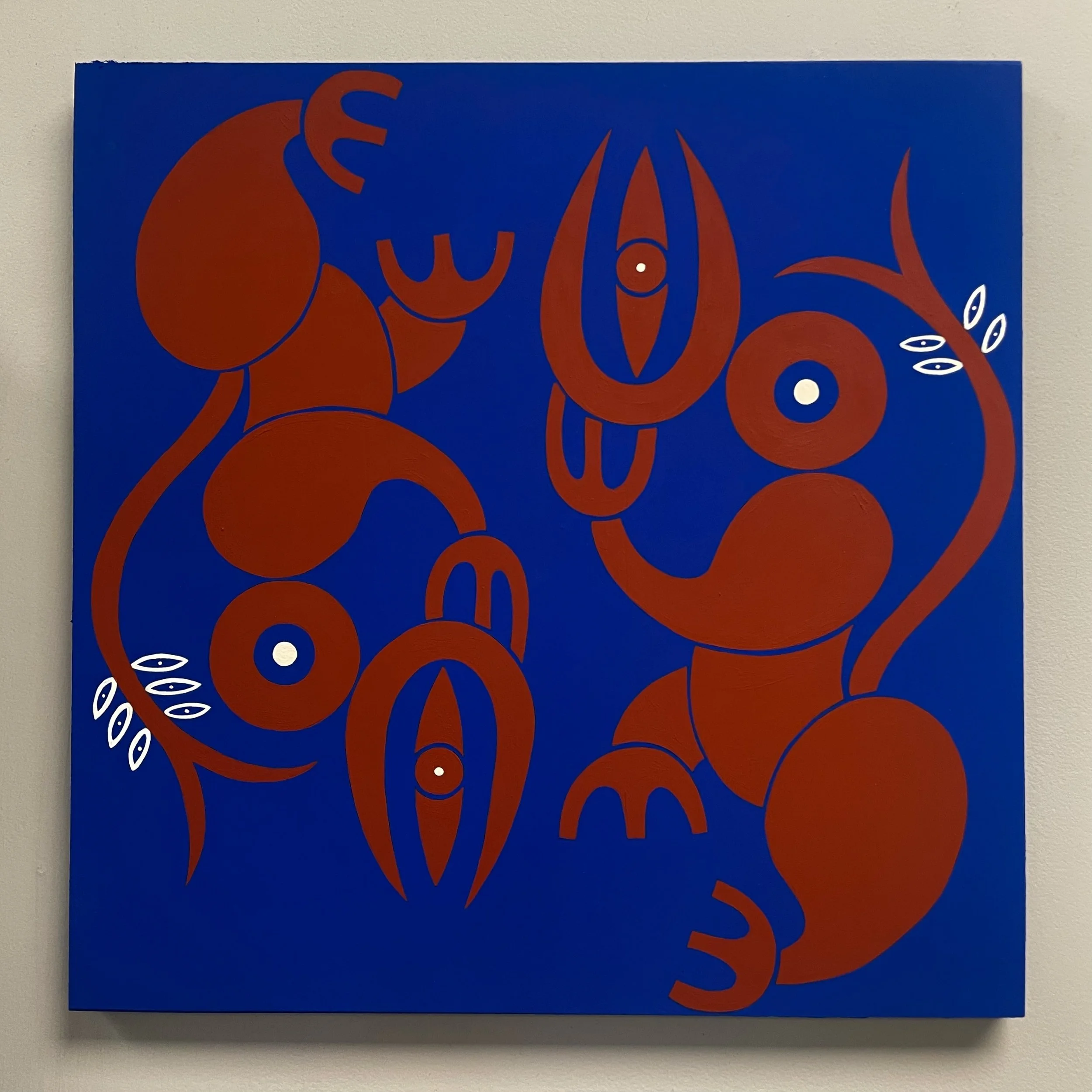 ‘Taurite’ acrylic on board