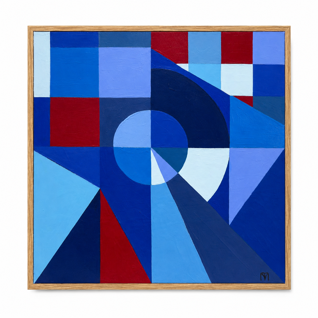Mini Geo Blue