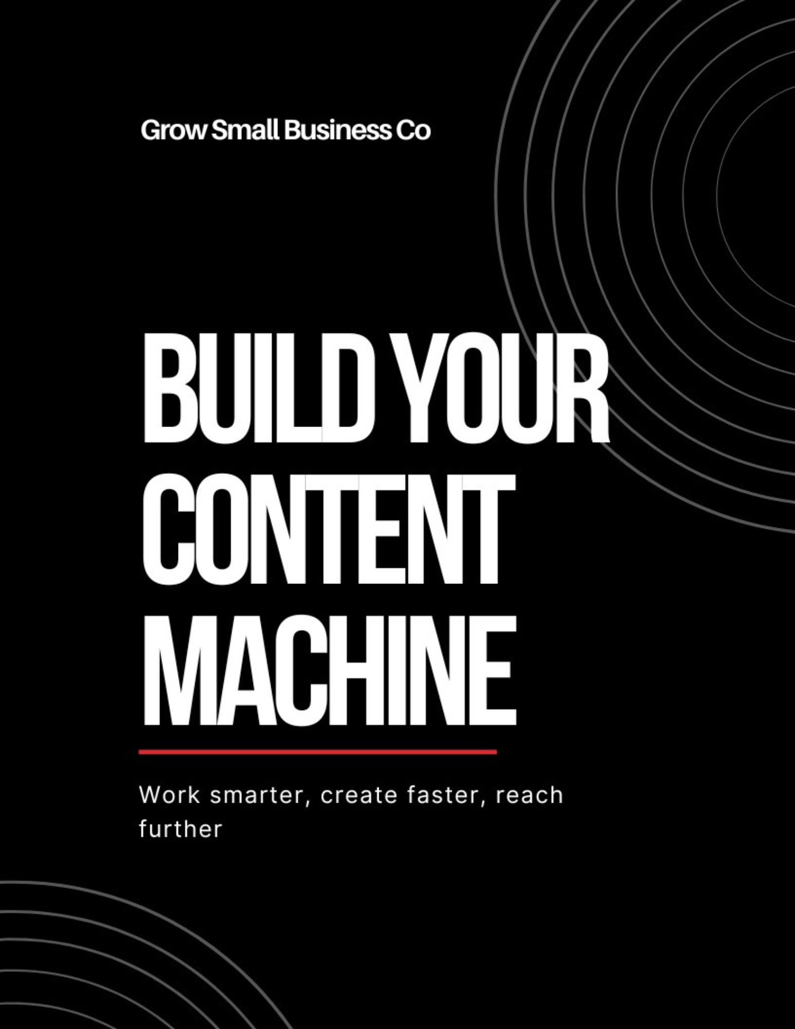Build Your Content Machine | Consistent Content Creation System