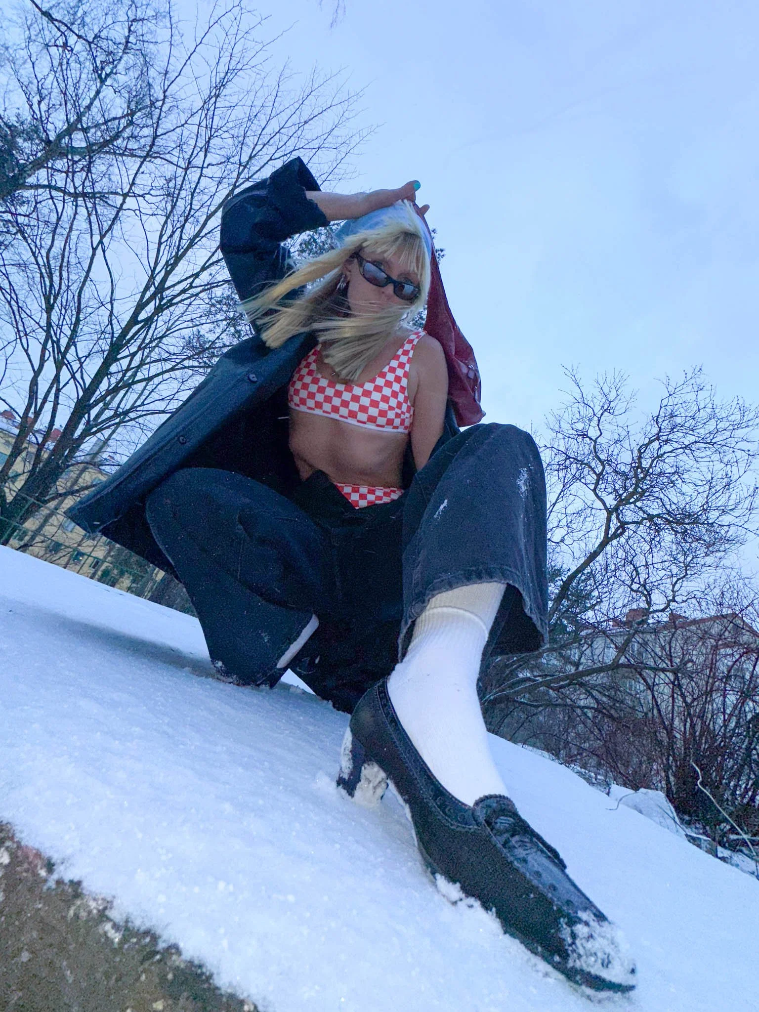 Sonja Vahasaari x Laura Vahasaari shoot for Salt Gypsy's new swimwear range in Helsinki, Finland.