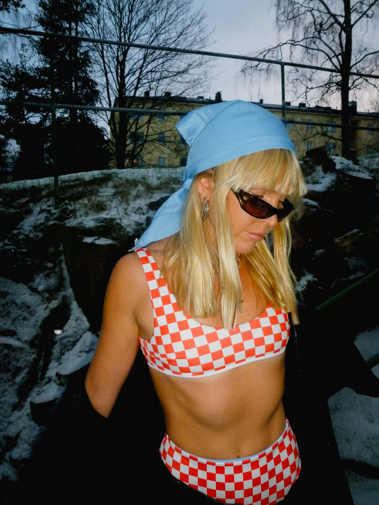 Sonja Vahasaari x Laura Vahasaari shoot for Salt Gypsy's new swimwear range in Helsinki, Finland.