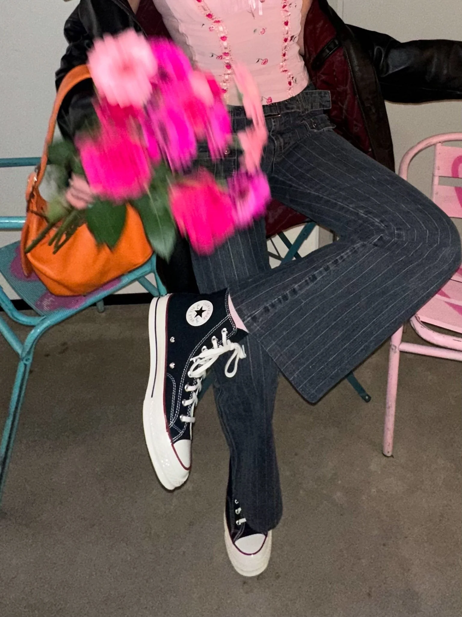 Sonja Katariina Vahasaari modeling for Converse