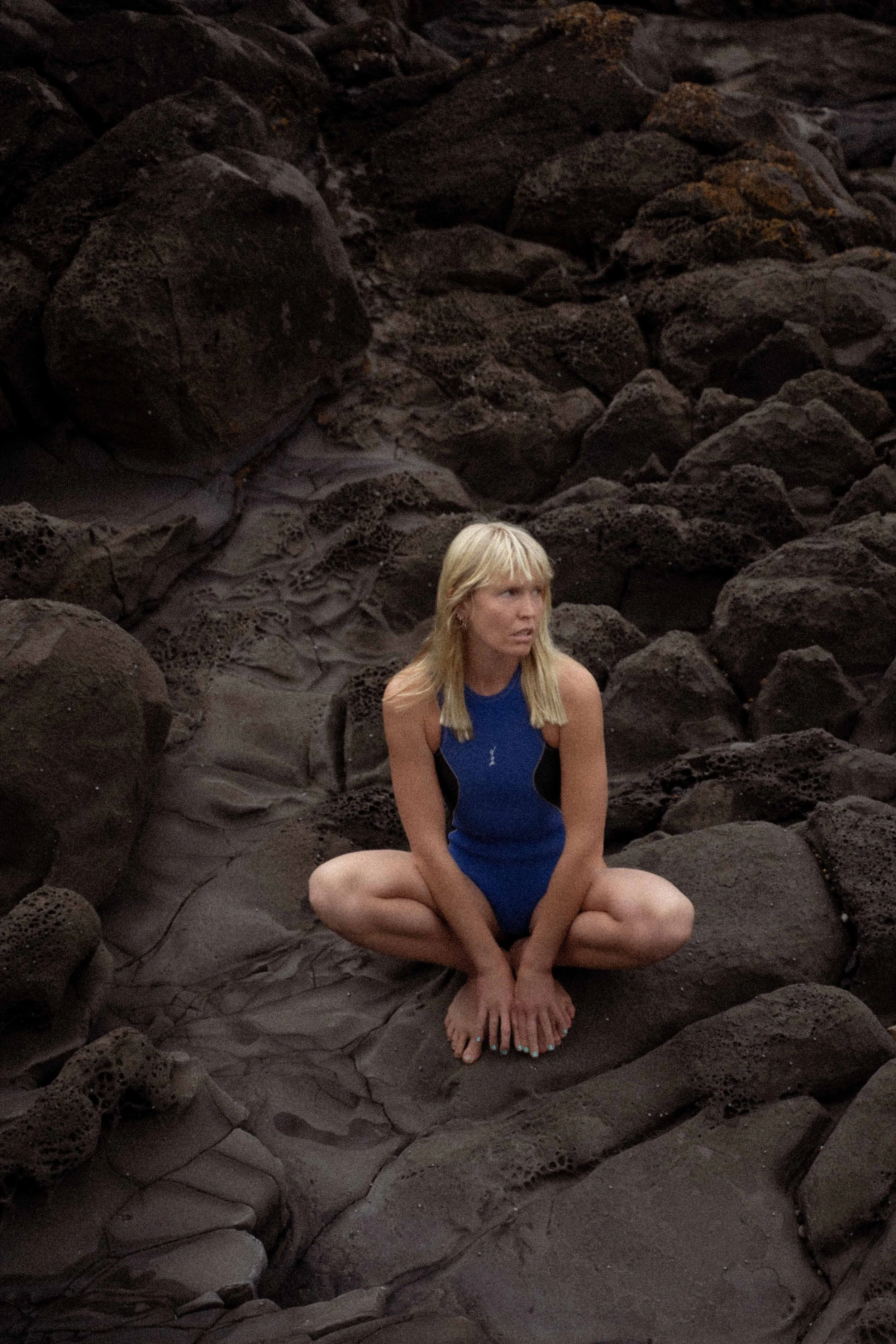 Sonja Katariina Vahasaari modeling Leo Wetsuits campaign.