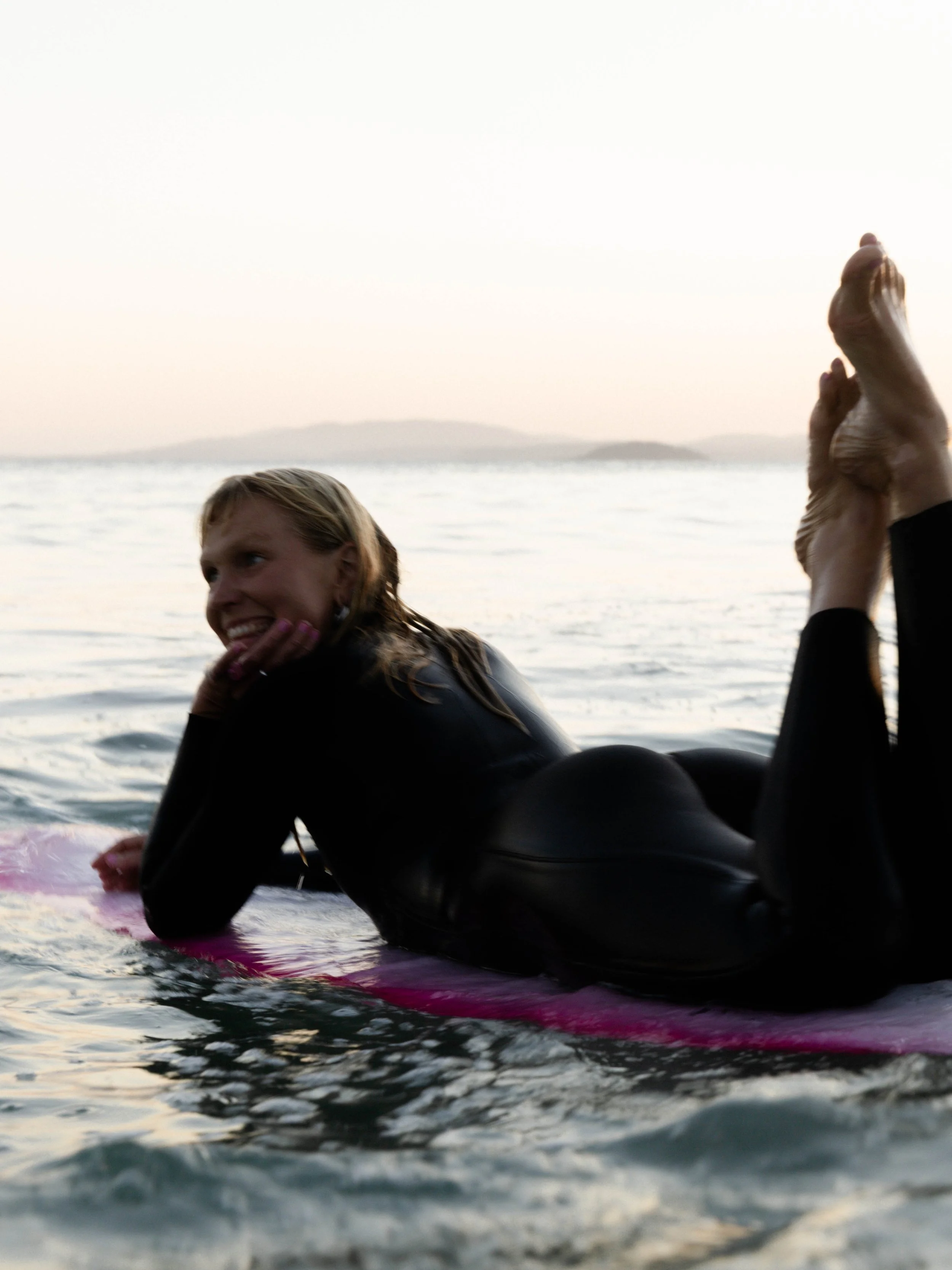 Mishku - Surfboard design collaboration by Sonja Vahasaari and Bennett Surfboards.
