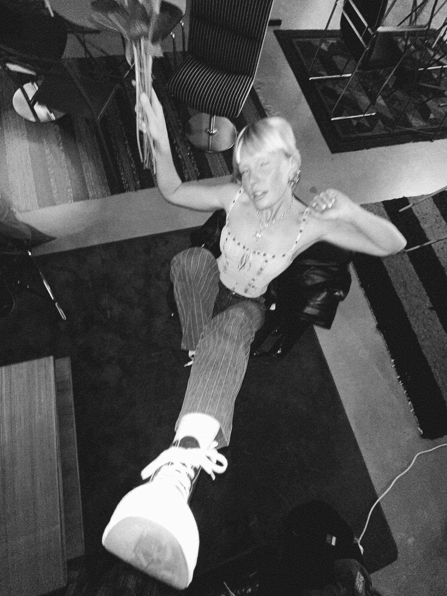 Sonja Vahasaari modeling for Converse