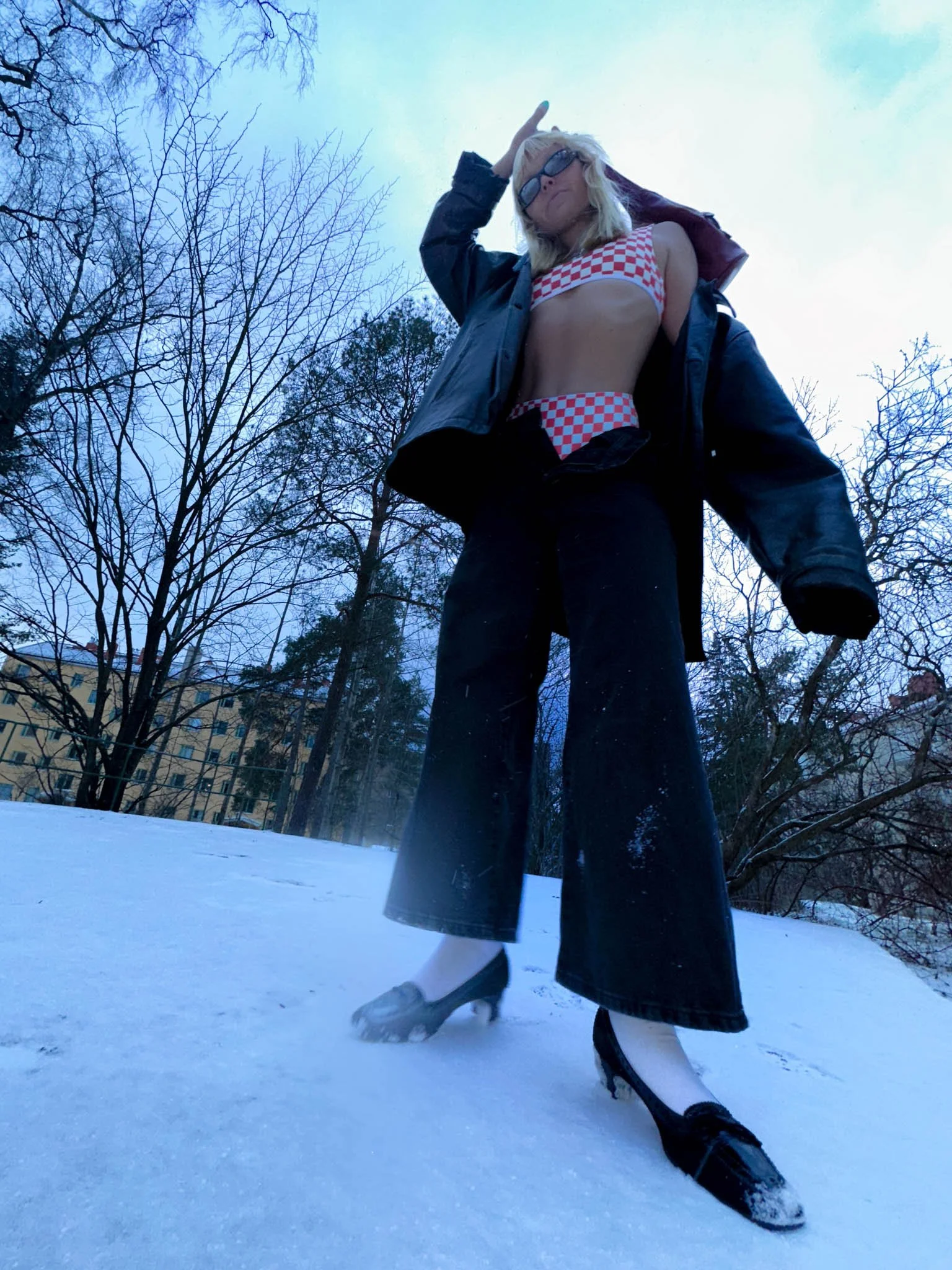 Sonja Vahasaari x Laura Vahasaari shoot for Salt Gypsy's new swimwear range in Helsinki, Finland.