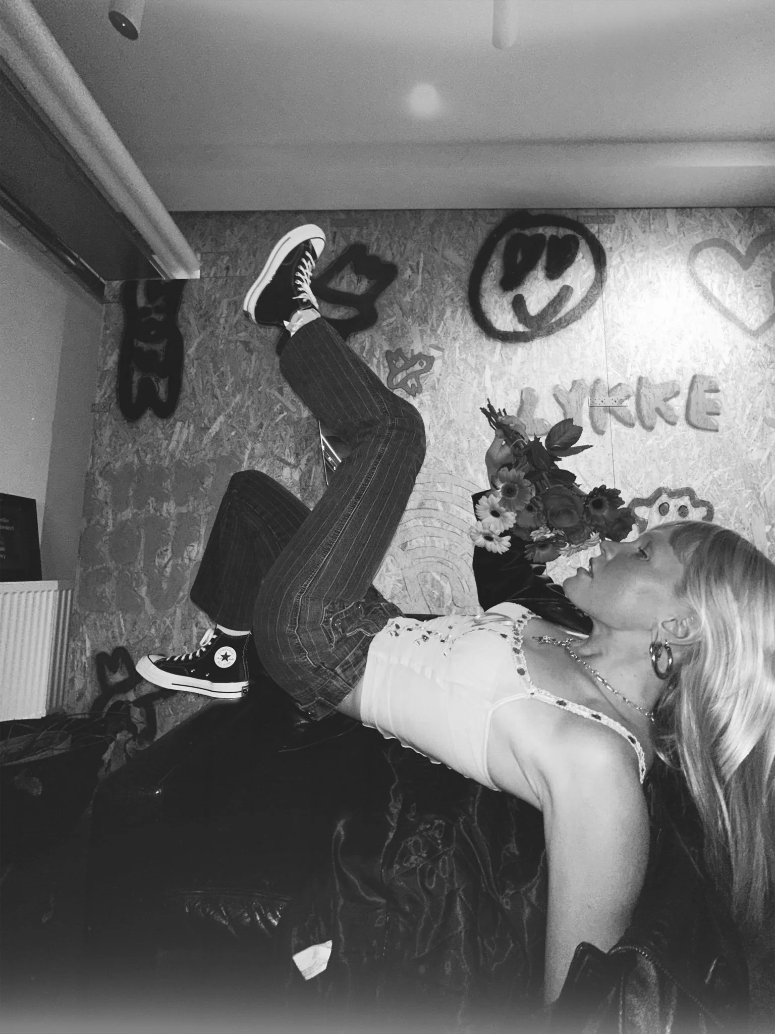 Sonja Katariina Vahasaari modeling for Converse