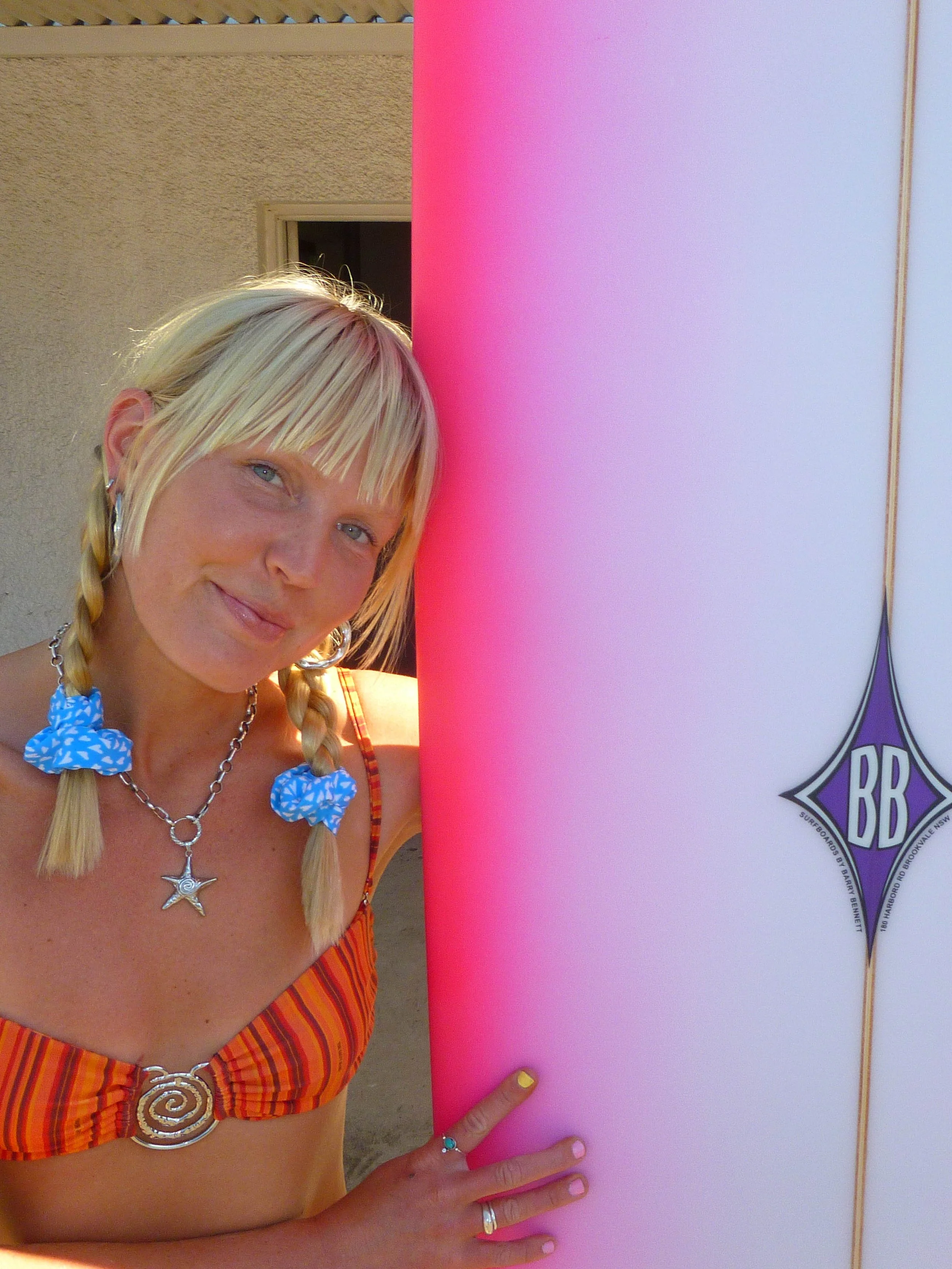 Mishku - Surfboard design collaboration by Sonja Vahasaari and Bennett Surfboards.