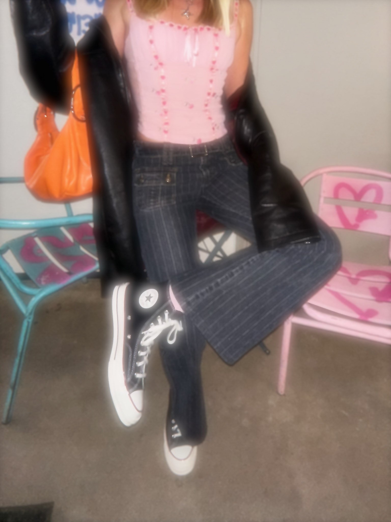 Sonja Vahasaari modeling for Converse