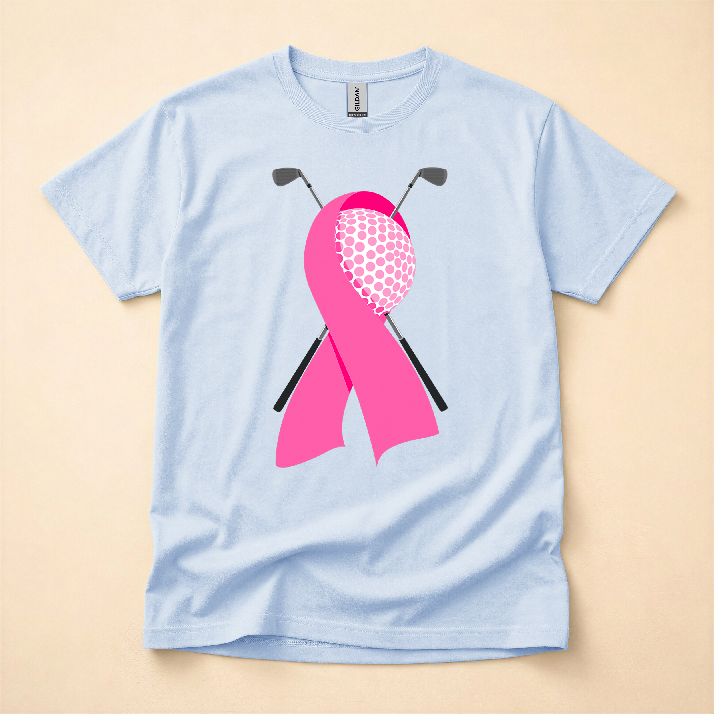 Breast Cancer Awareness Golf T-Shirt