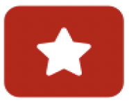 Red square icon with rounded corners and a white star in the center.