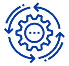 Sirkulasjonssystem med gear og piler