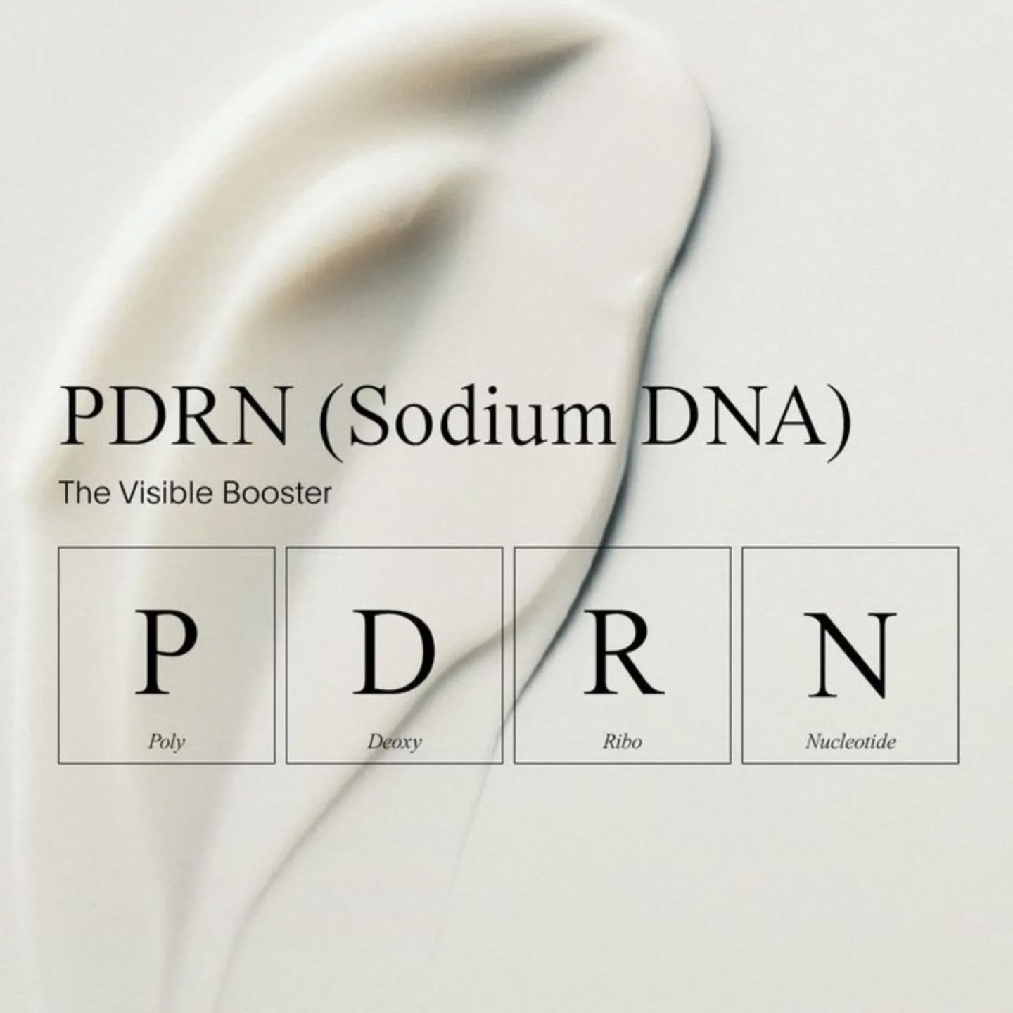 Te zien bij elke celebrity and it's here to stay: zalmsperma in skincare.

PDRN (PolyDeoxy Ribo Nucleotide) is een krachtig ingredi&euml;nt dat wordt gewonnen uit zalmsperma. Dit omdat zalm-DNA bijna identiek is als dat van de mens, waardoor het lich