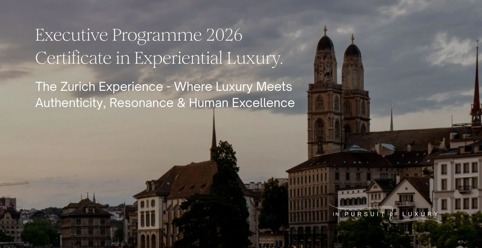 Executive Programme, Certificate in Experiential Luxury