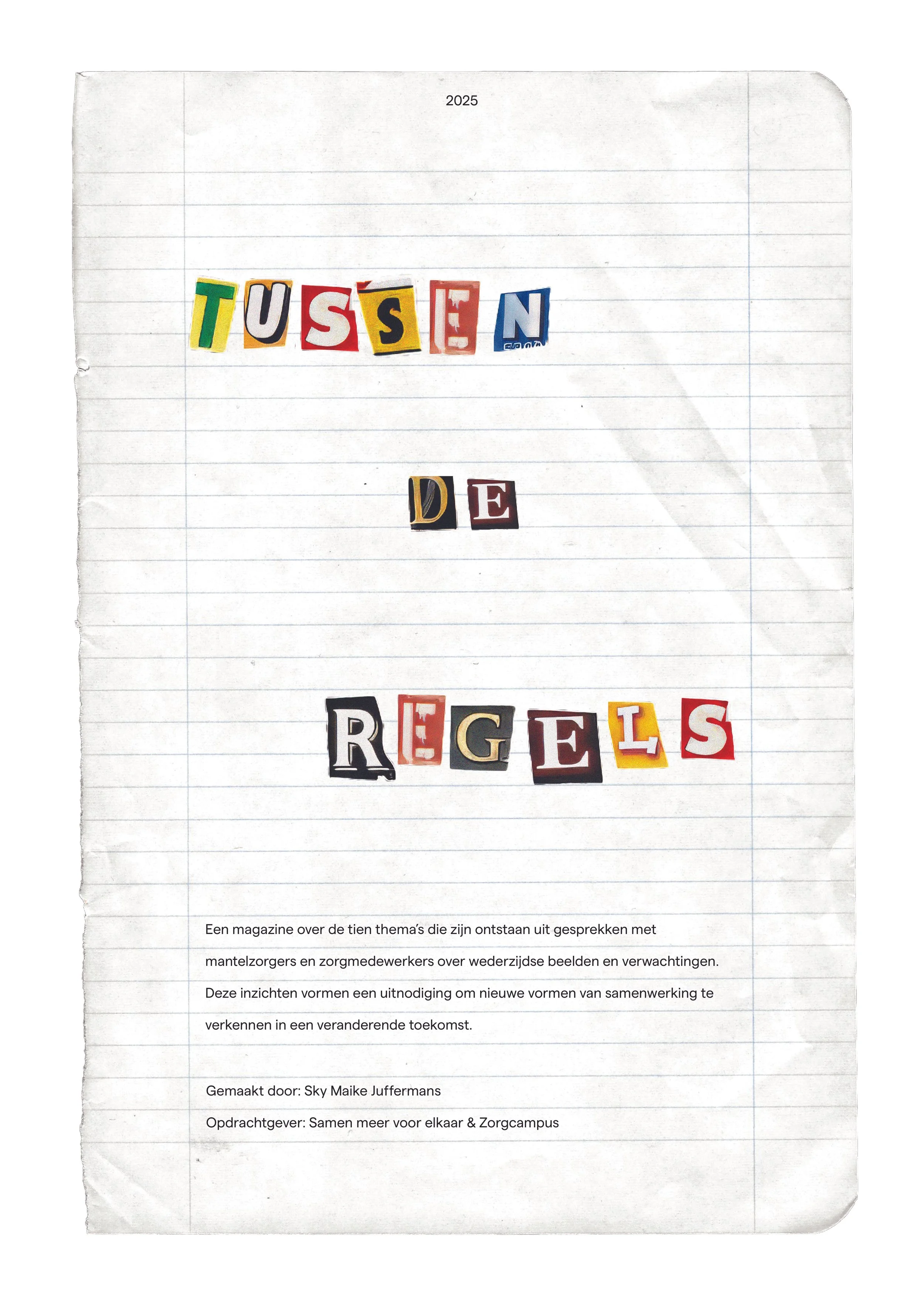 Tussen de Regels 