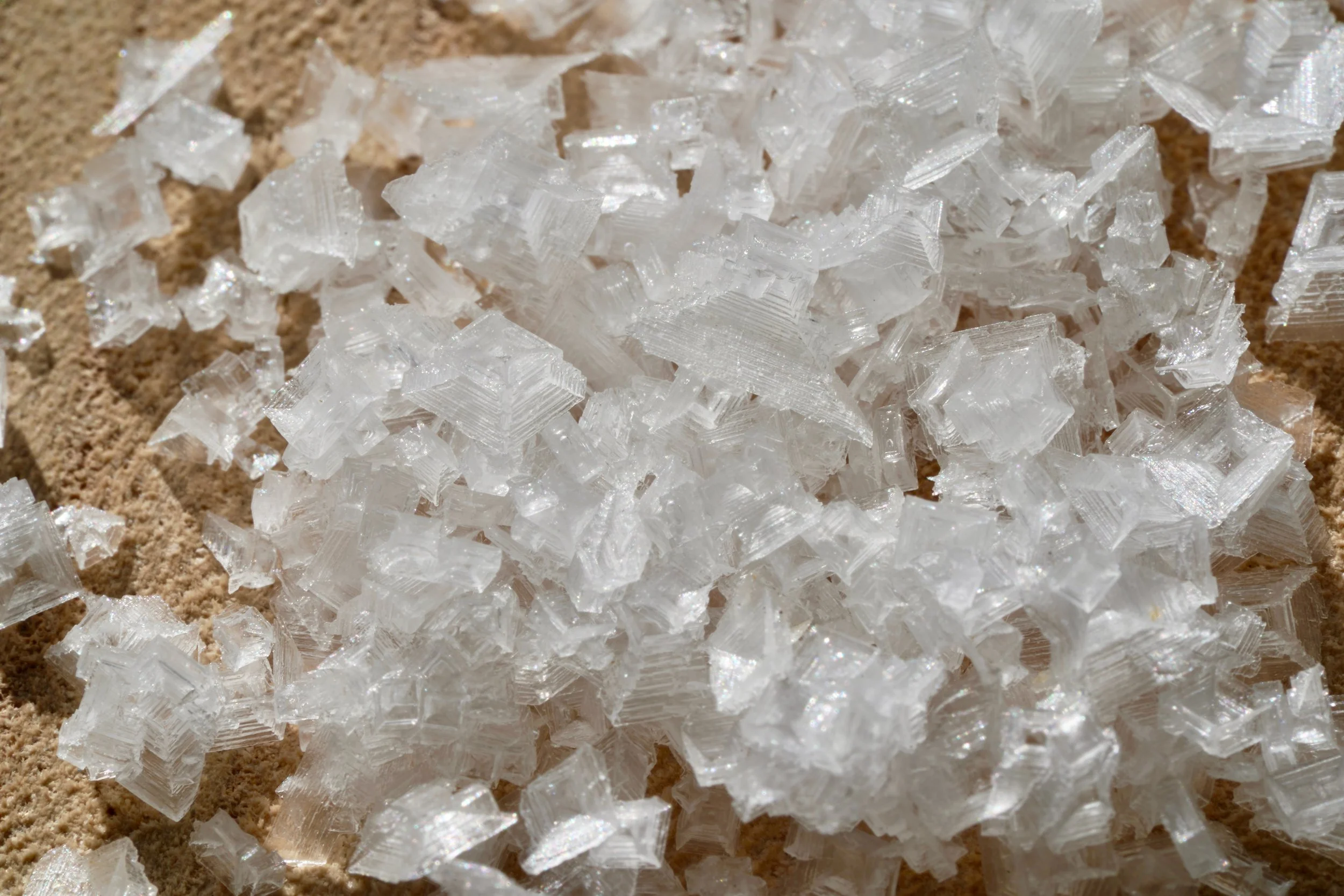 Escamas de Flor de Sal em cristal