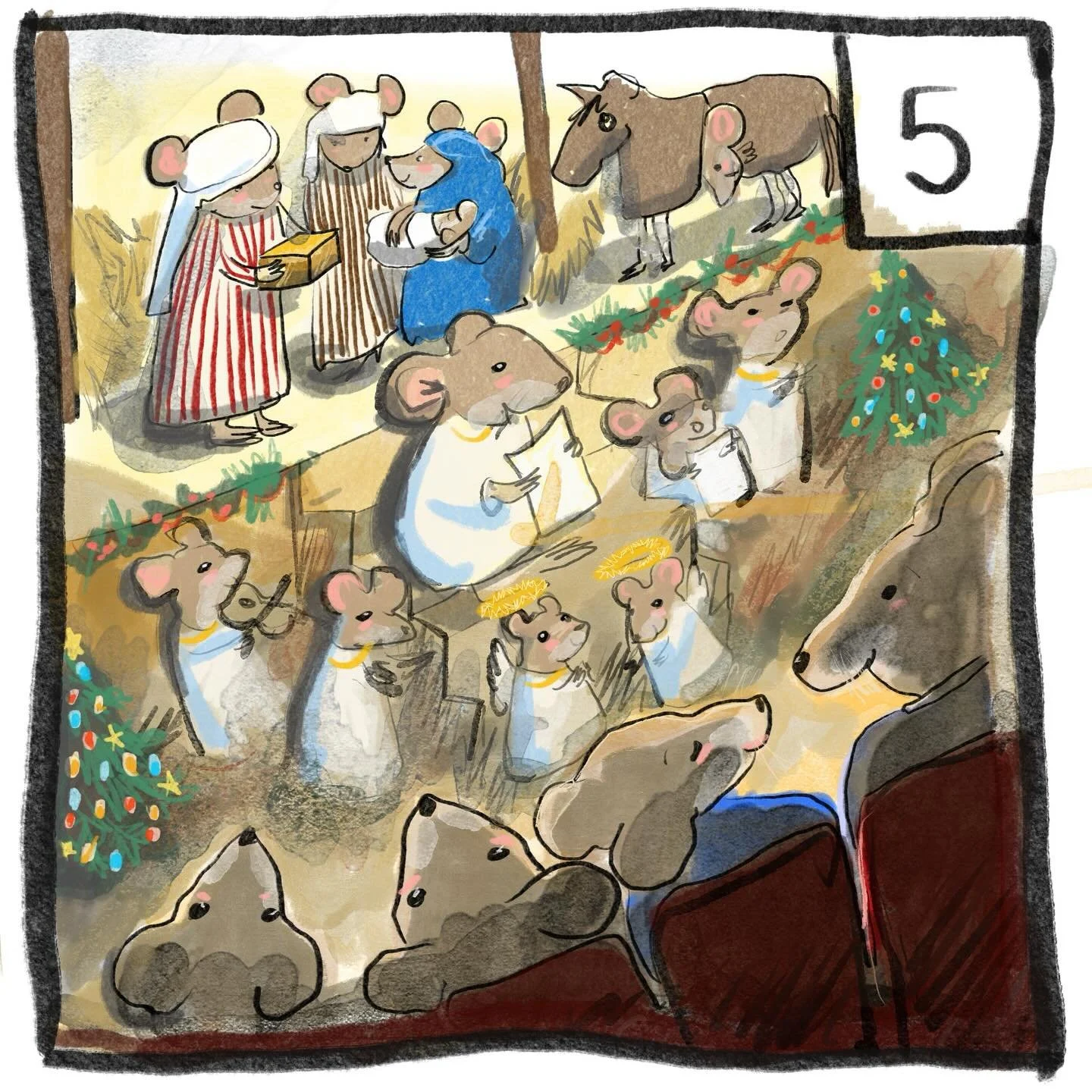 December 5th #nativityplay #WillowsChristmasAdvent #advent #christmastime
