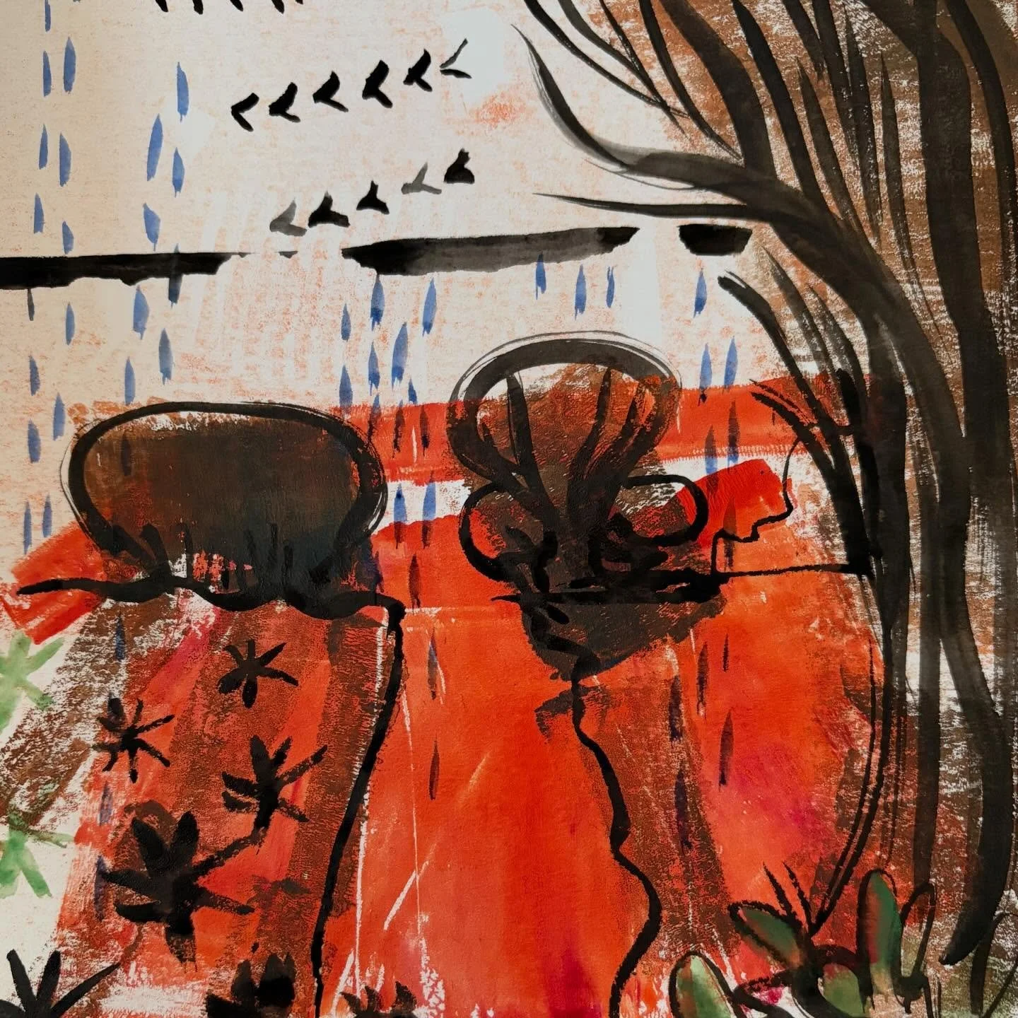 Mixed media. Field system.